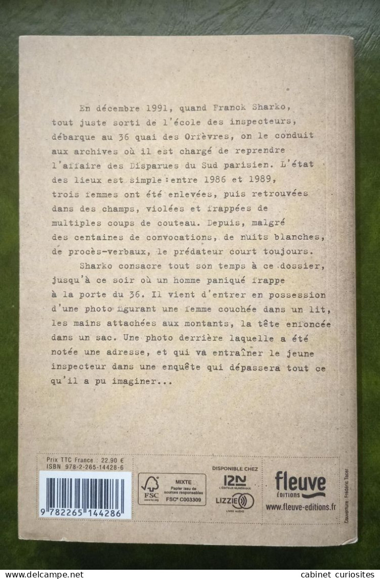 1991 - Franck Thilliez - Les Débuts Du Policier Franck Sharko Au 36 Quai Des Orfèvres - Très Bon état - Fleuve Noir