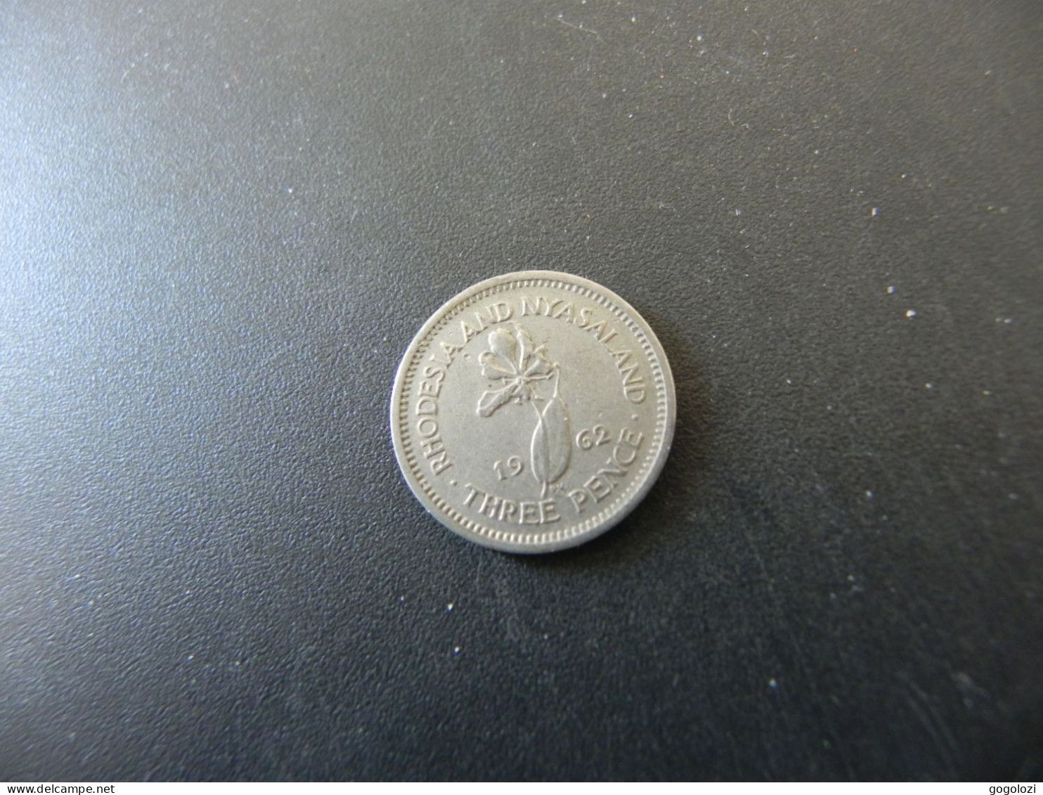 Rhodesia And Nyasaland 3 Pence 1962 - Rhodesië