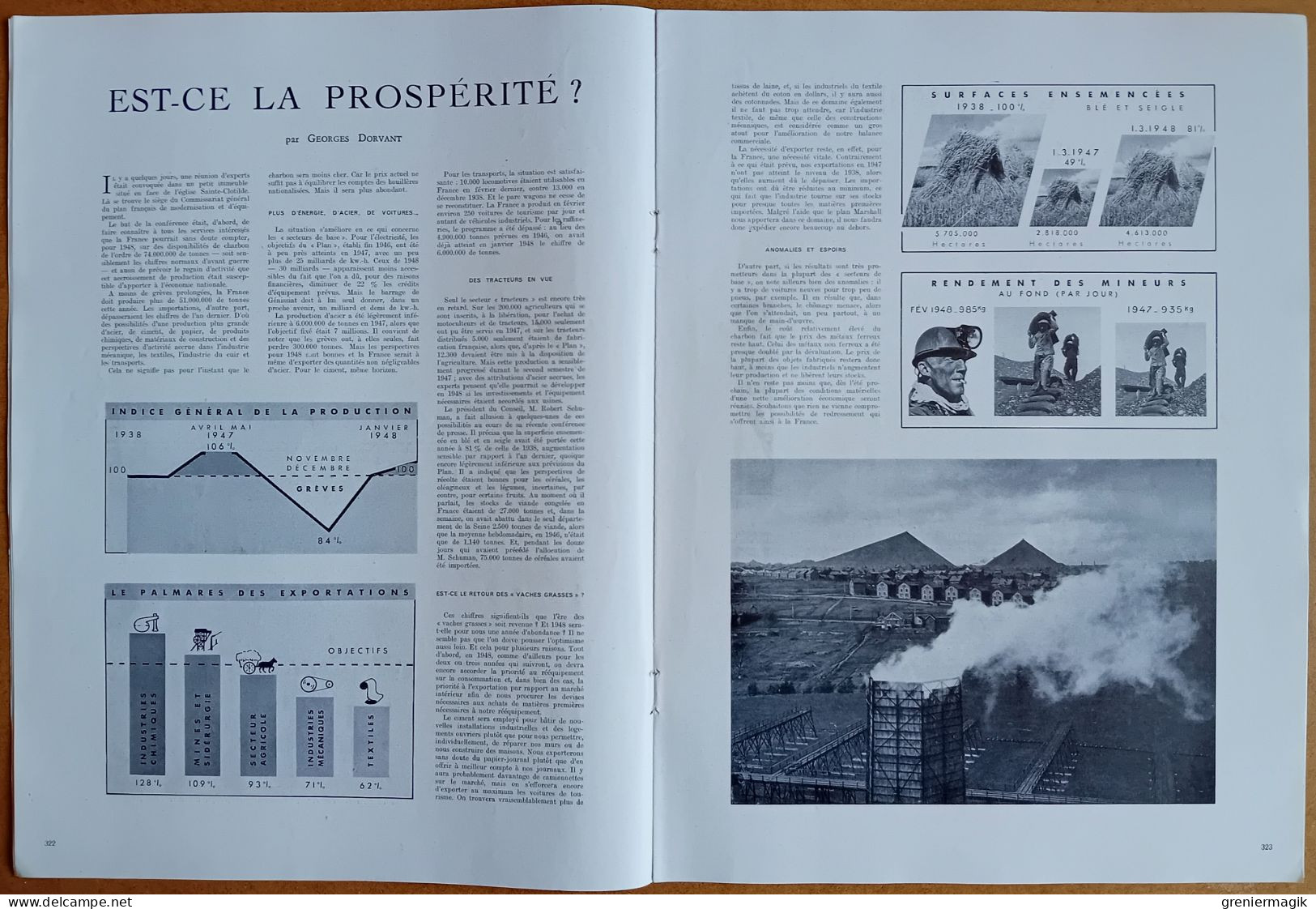 France Illustration N°131 03/04/1948 Trieste/Attaque Du Convoi De Dalat Indochine/Berlin/Edouard Belin/Hitchcock/Mode - Allgemeine Literatur