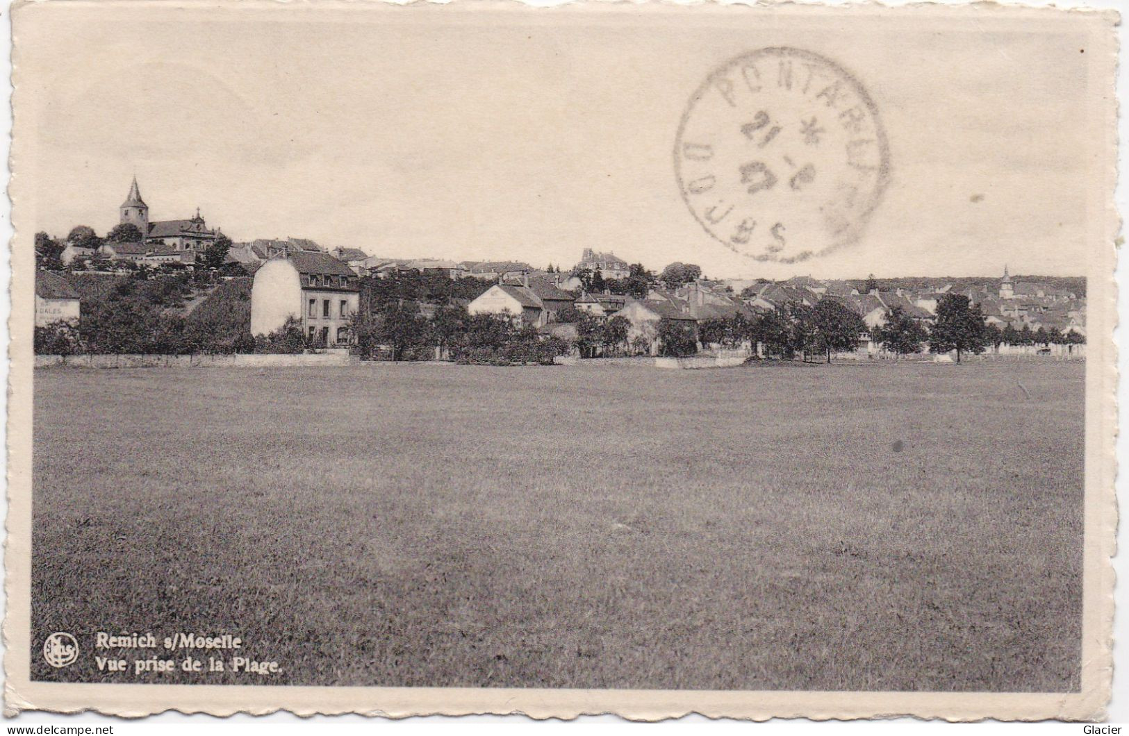 Remich S/ Moselle - Vue Prise De La Plage - Remich