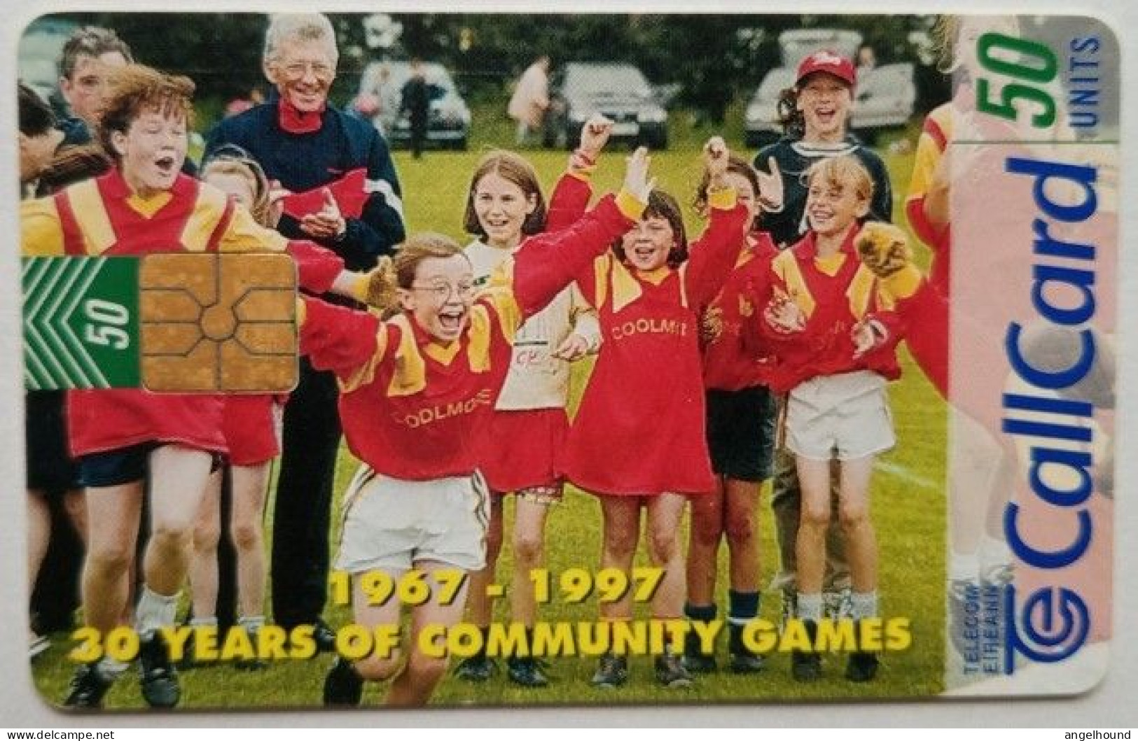 Ireland 50 Units Chip Card - 1967-1997  30 Years Of Community Games - Irlanda