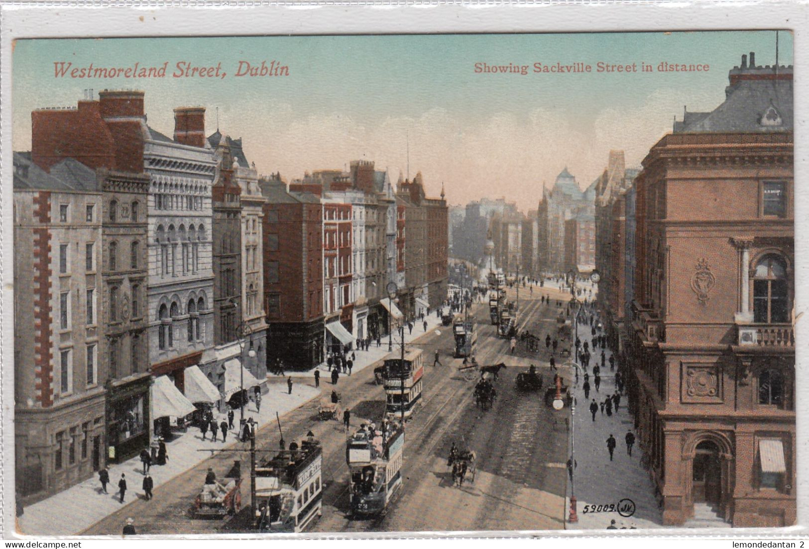 Dublin. Westmoreland Street. * - Dublin