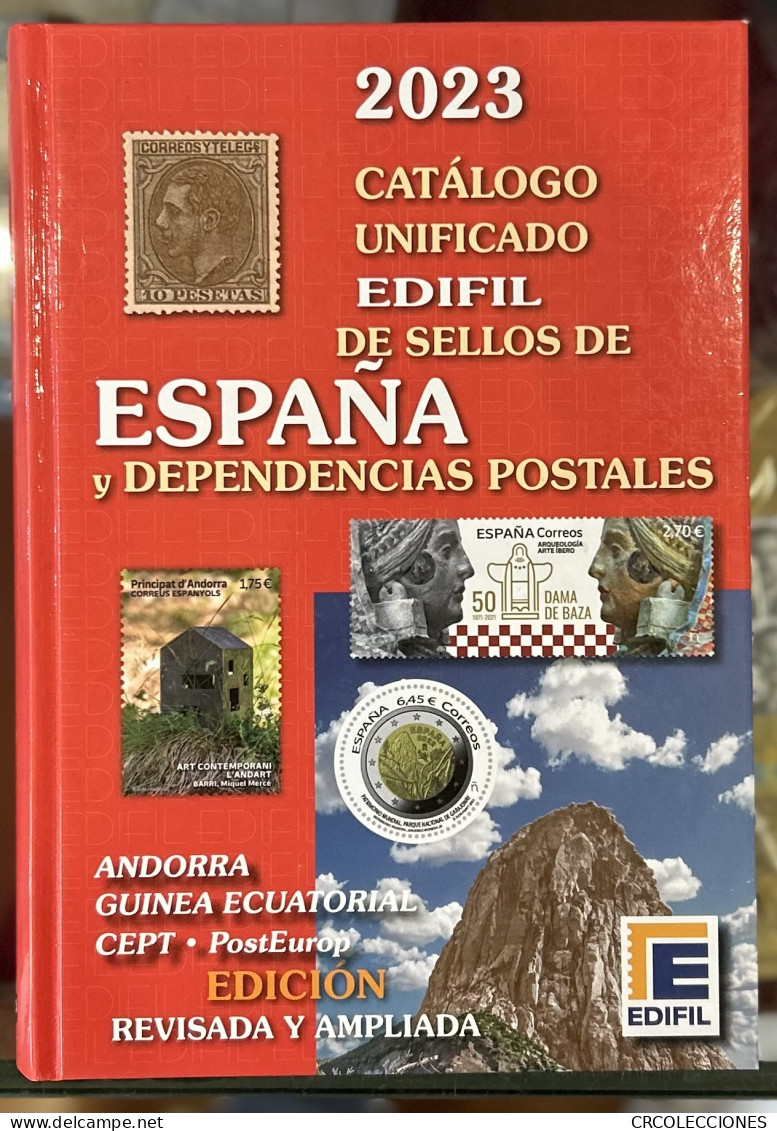 M009 CATALOGO EDIFIL SELLOS  DE ESPAÑA 2023 NUEVO  - España