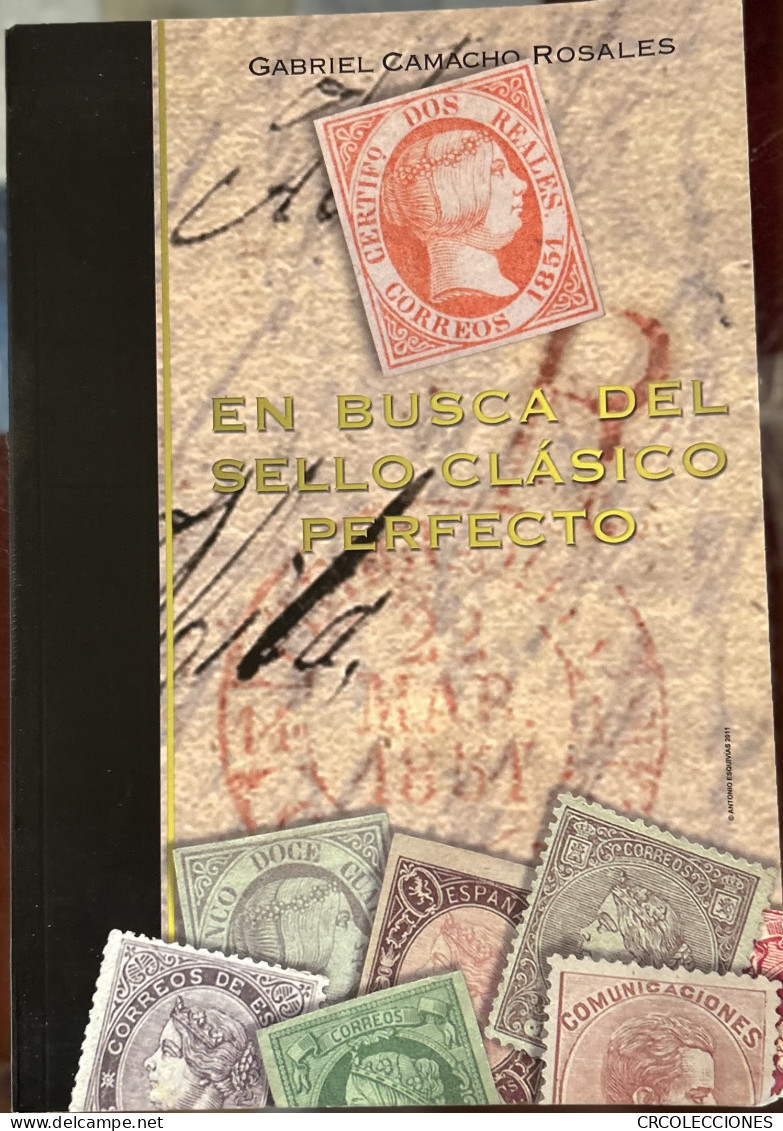 M013 LIBRO DE SELLOS EN BUSCA DEL SELLO CLASICO PERFECTO  - Spain