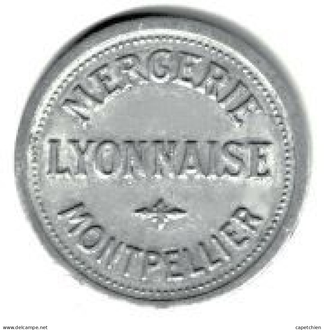 FRANCE / NECESSITE / MERCERIE LYONNAISE / MONTPELLIER / 25 CENTIMES / ALU / NON DATE / 2.09 G / 27 Mm - Andere & Zonder Classificatie