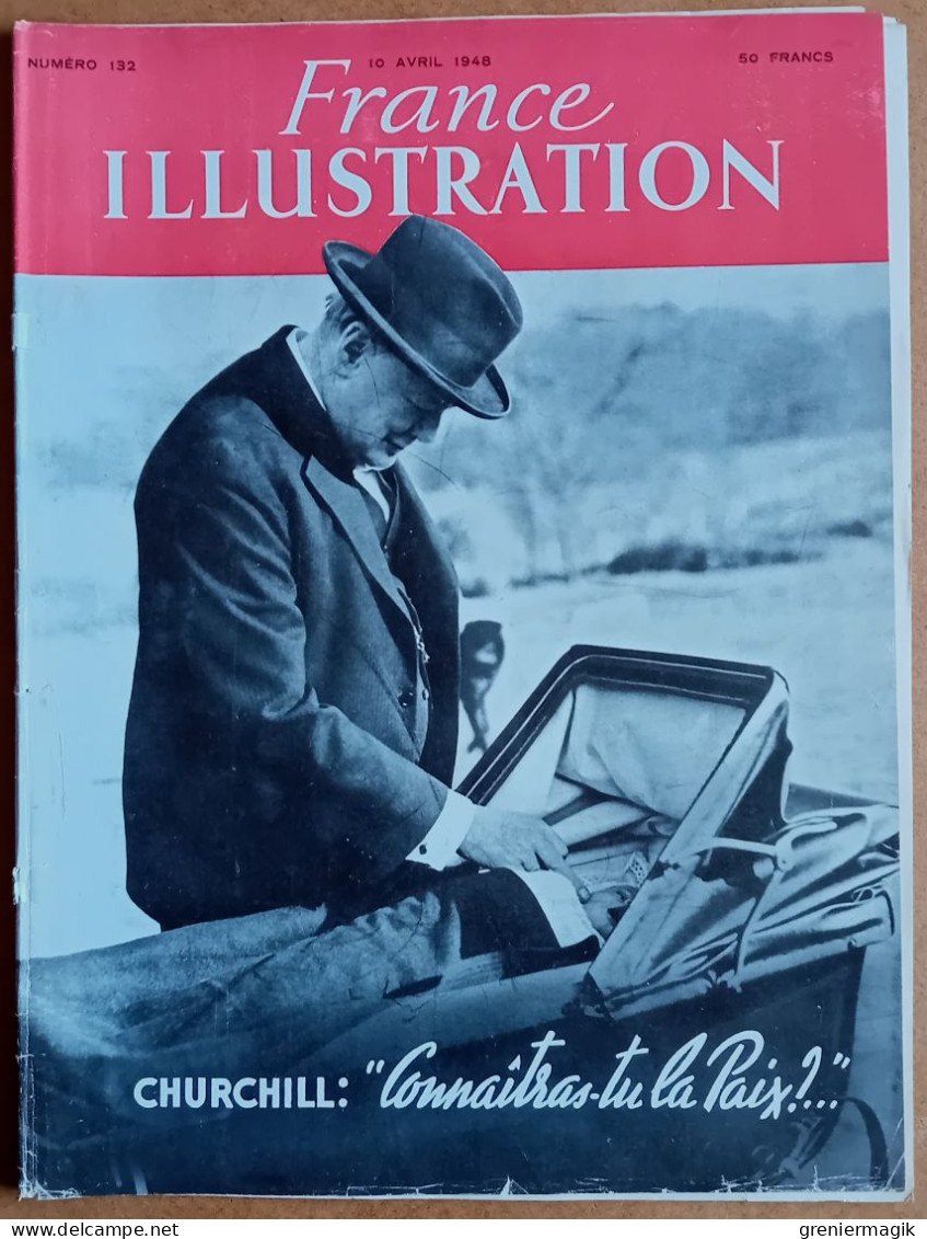 France Illustration N°132 10/04/1948 Truman Plan Marshall/Rivalité U.S.A.-U.R.S.S. Par W. Lippmann/Laponie Suédoise - Algemene Informatie