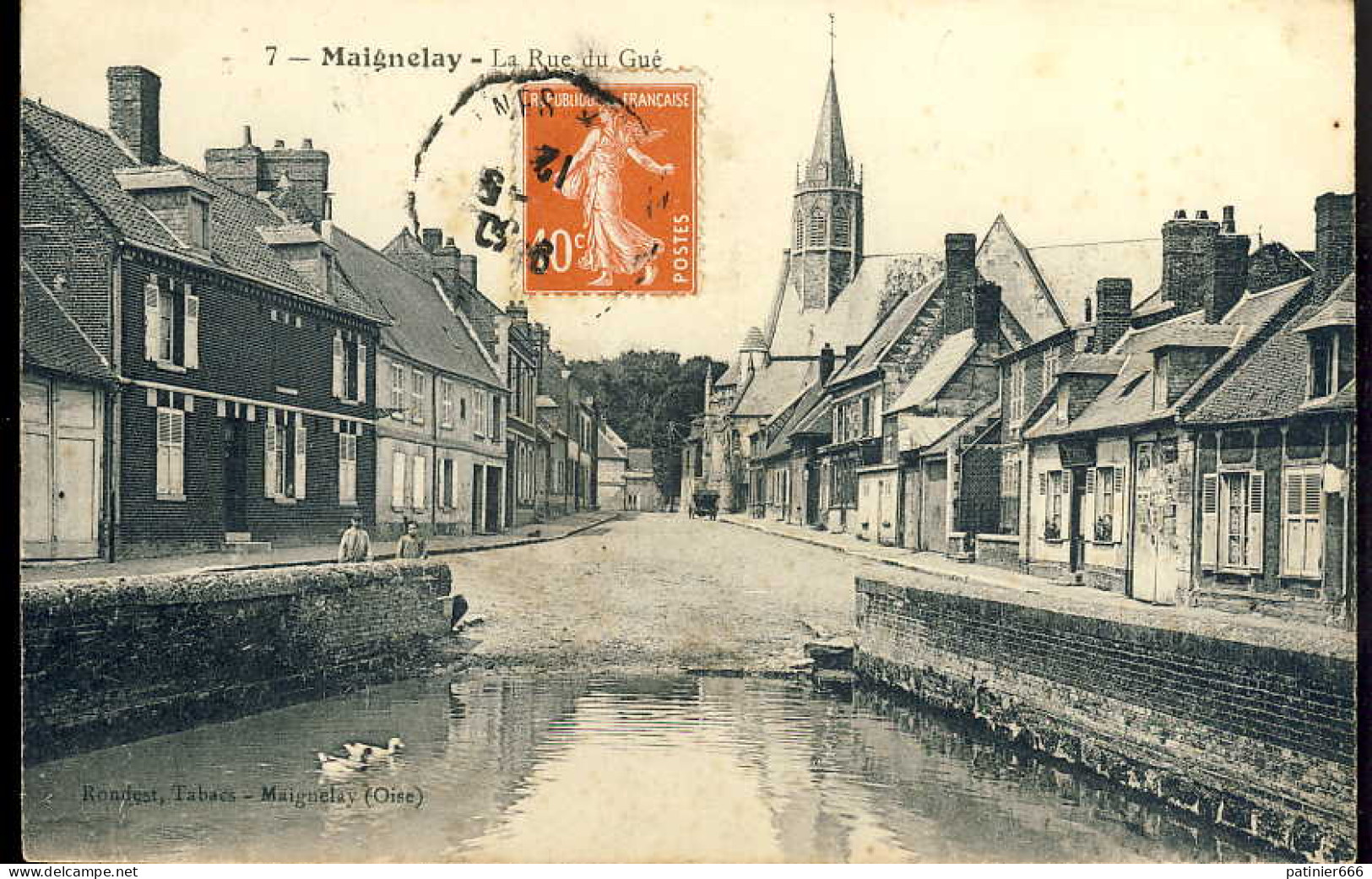 Maignelay La Rue Du Gué - Maignelay Montigny