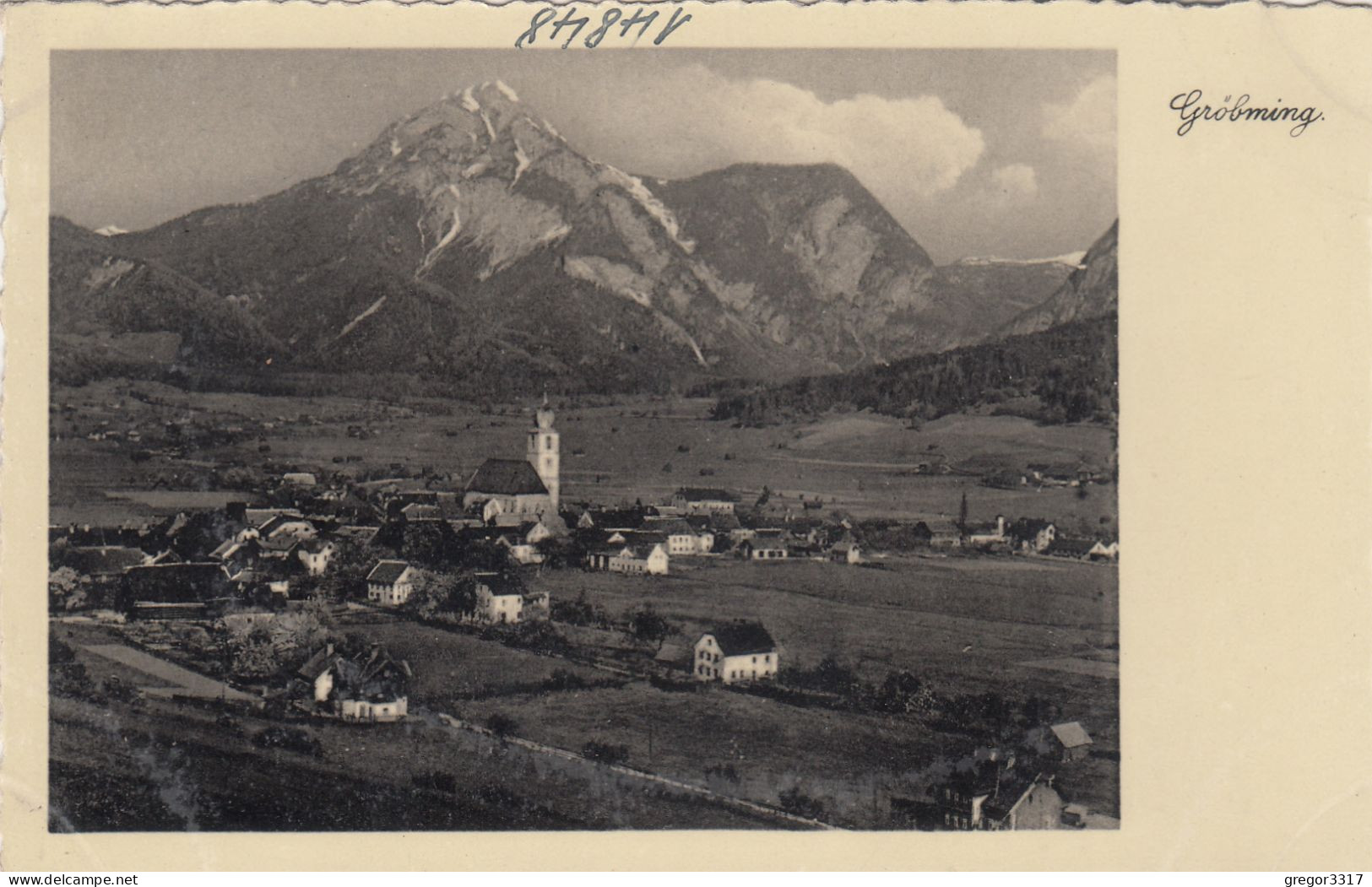 E3600) GRÖBMING - Alte FOTO AK - Mit Einzelnen Häuser U. Kirche ALT ! - Gröbming