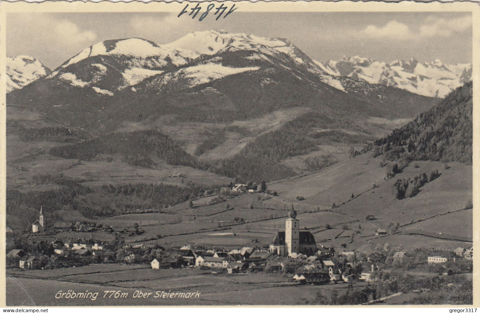 E3603) GRÖBMING - Ober Steiermark - Kirche Wiesen Häuser - Gröbming