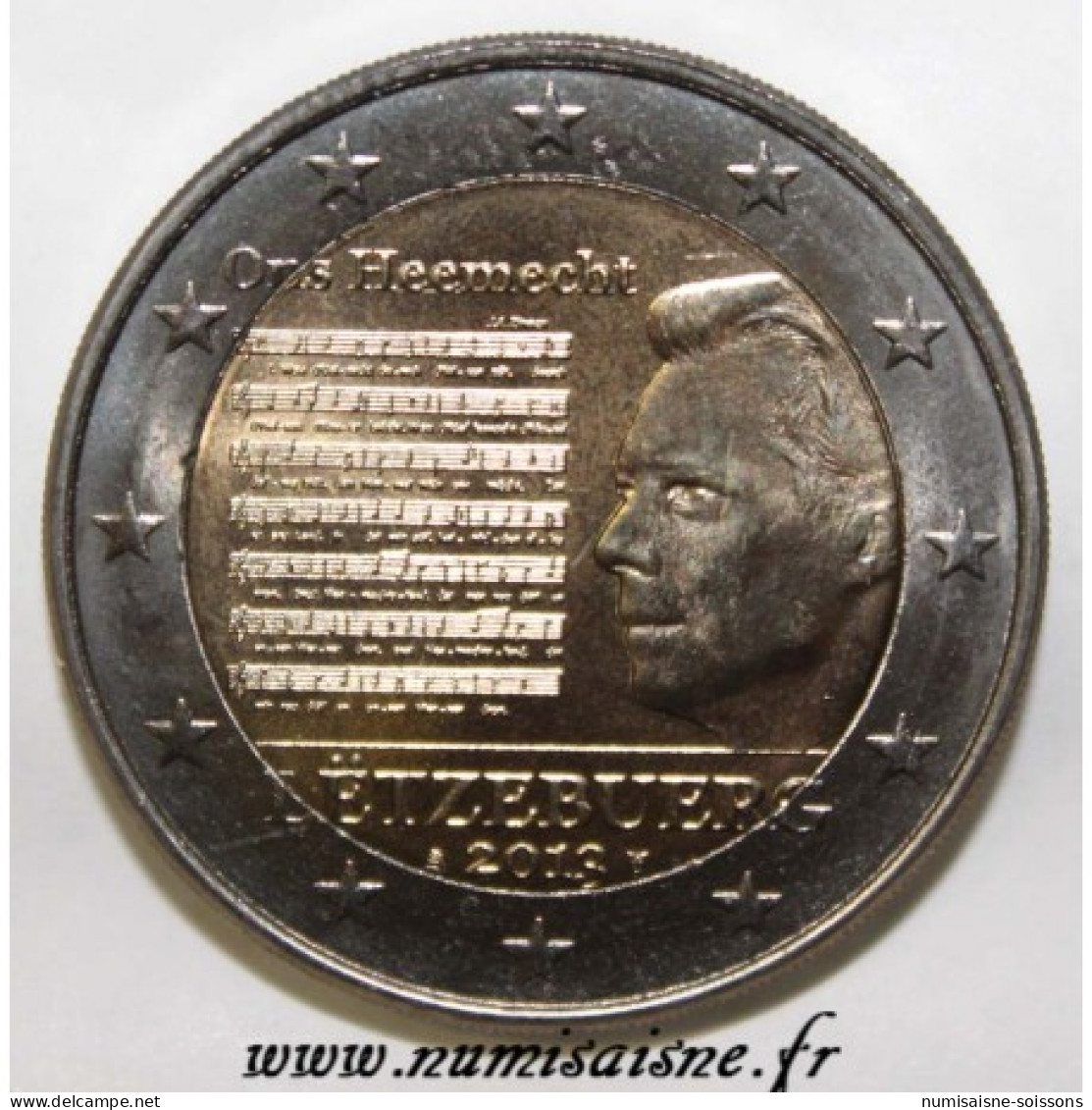 LUXEMBOURG - 2 EURO 2013 - HYMNE NATIONAL LUXEMBOURGEOIS - SPL - Luxembourg
