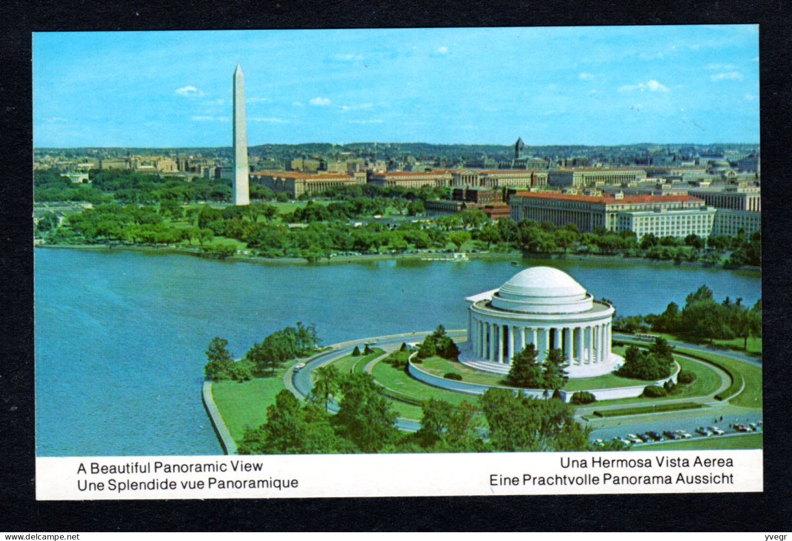 Etats Unis - A Beautiful Panoramic View Washington, D.C. - Showing The Thomas Jefferson Memorial, Tidal Basin - Kansas City – Kansas