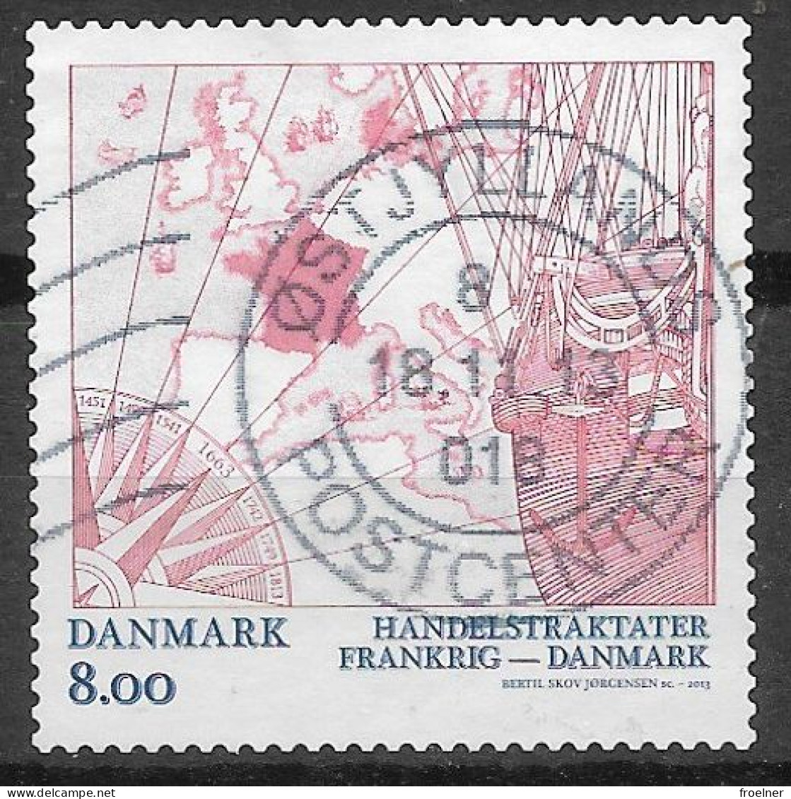 Denmark 2013, MiNr 1761 - Used Stamps