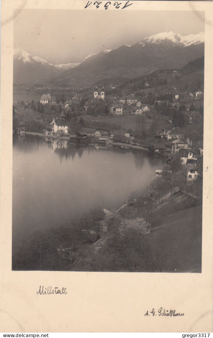 E3619) MILLSTATT Am Millstättersee - Schöllhorn FOTO AK Mit Häusern - Dünn Besiedelte Gegend ALT ! - Millstatt