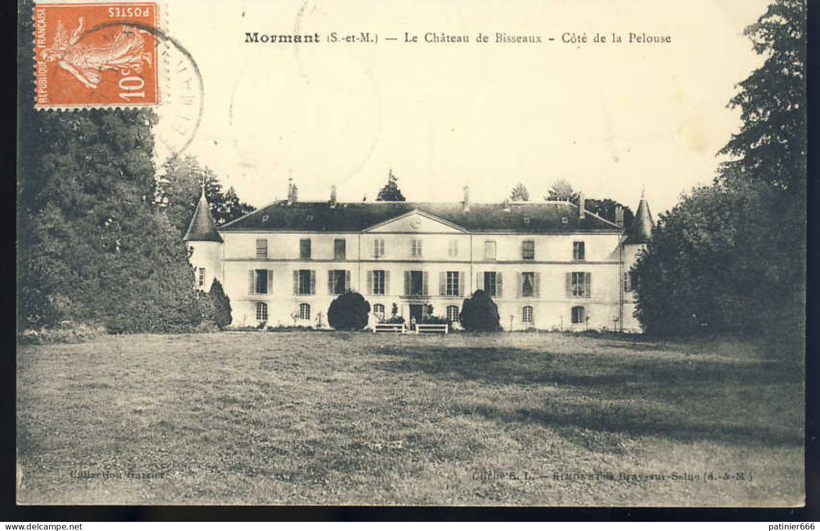 Mormant Le Chateau De Bisseaux Cote De La Pelouse - Mormant