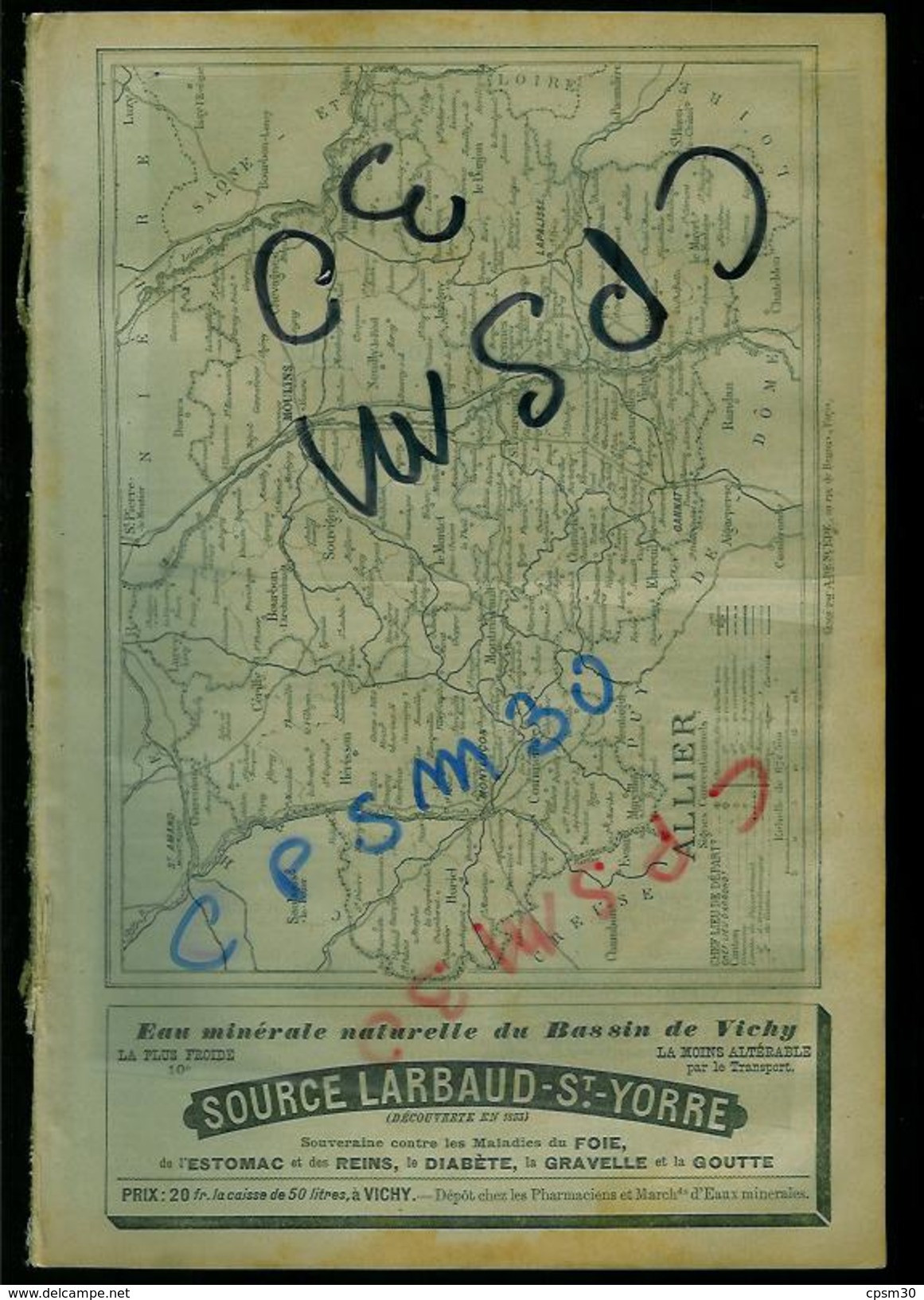 ANNUAIRE - 03 - Département Allier - Année 1902 - édition Didot-Bottin, 44 Pages - Telefonbücher