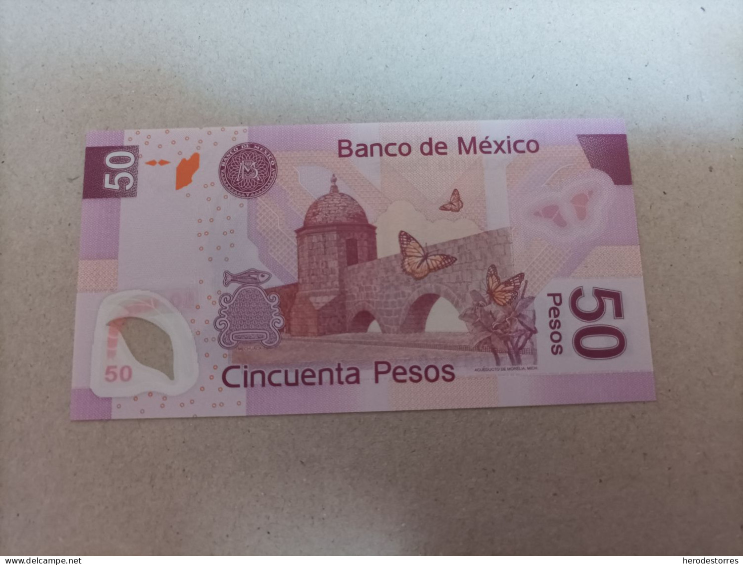 Billete De México 5 Pesos, Año 2004, Serie A, UNC - México