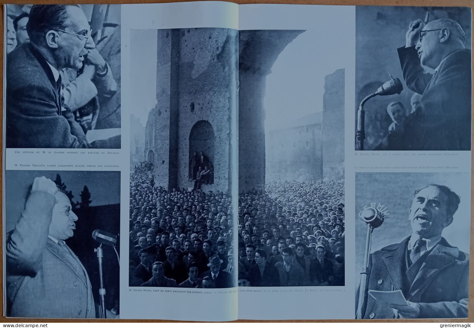France Illustration N°133 17/04/1948 Hoffman Plan Marshall/Elections en Italie/Spéléologie Gouffre du Caladaïre/Algérie