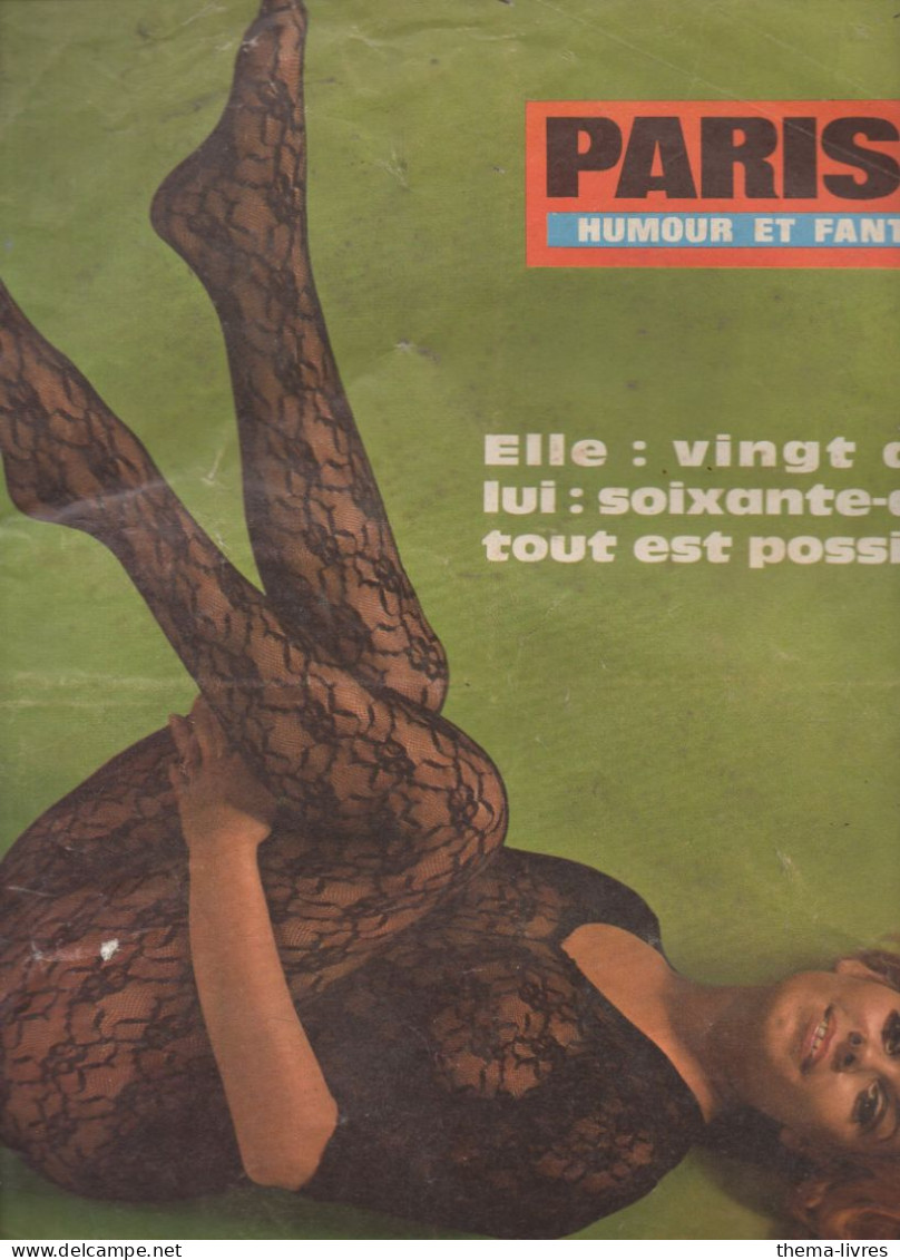 Revue PARIS FLIRT (humour Et Fantaisie Charme)  N°632 Pin-up De M PREVOT Au Plat Inférieur  1969 (CAT4074/ 632 ) - Humour