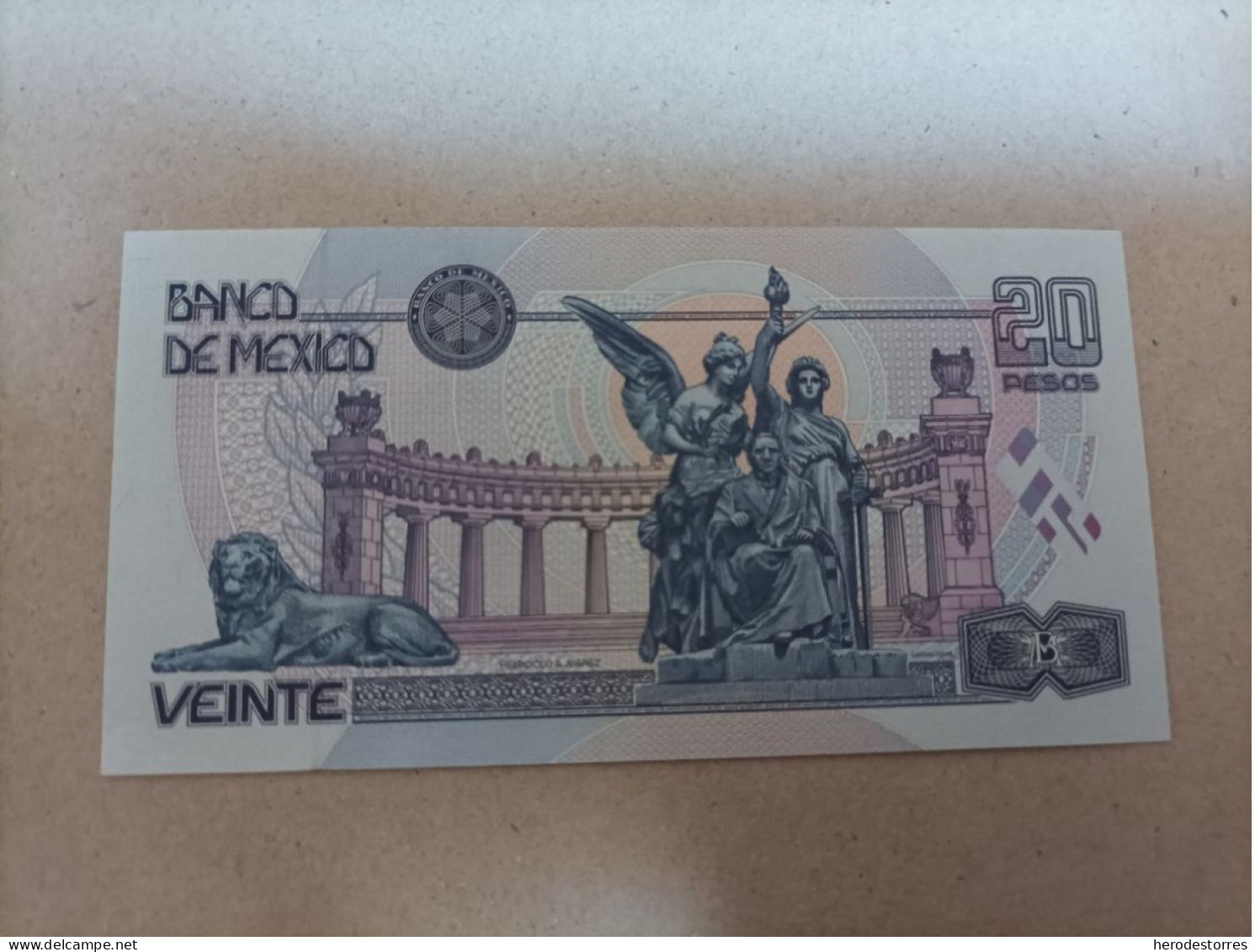 Billete De México 20 Pesos, Año 1999, UNC - Mexiko