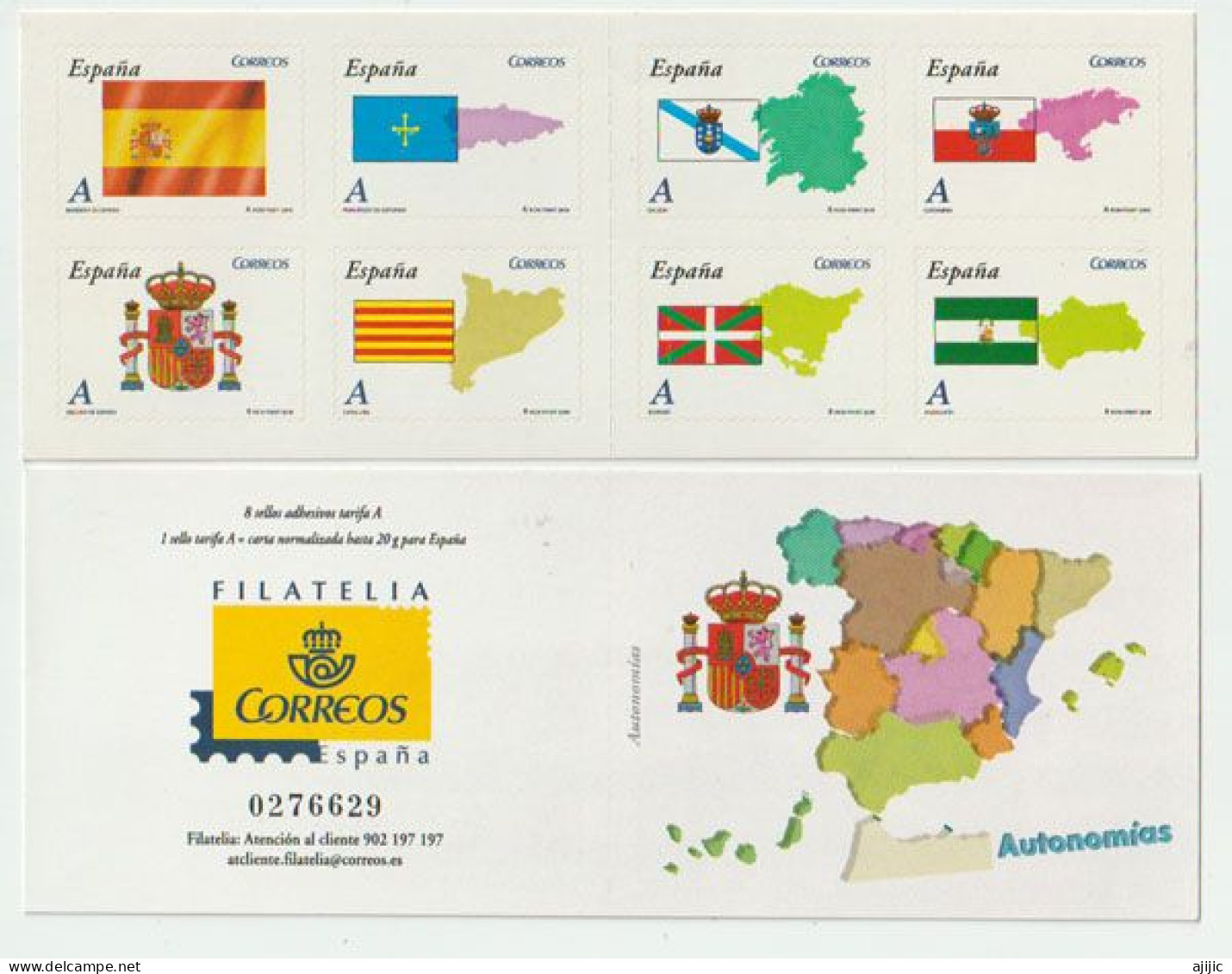 2009 Autonomous Communities Of Spain, Full Booklet Mint MNH ** Adhesive Stamps - Booklets