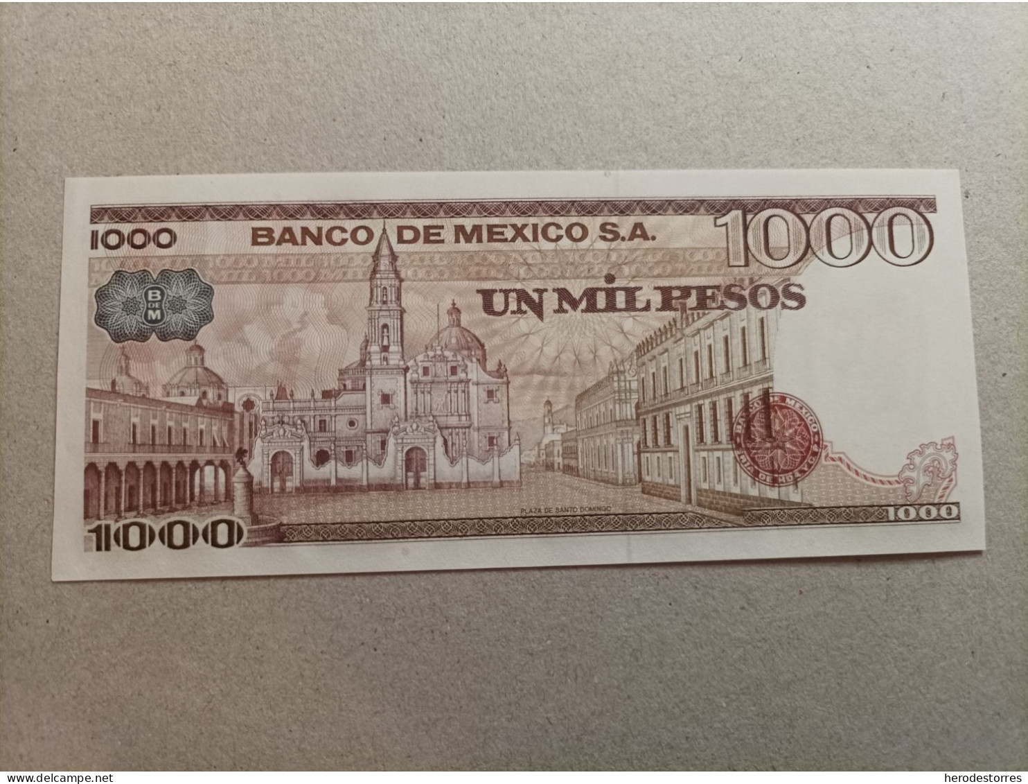 Billete De México 1000 Pesos Del Año 1978, Serie A, UNC - México