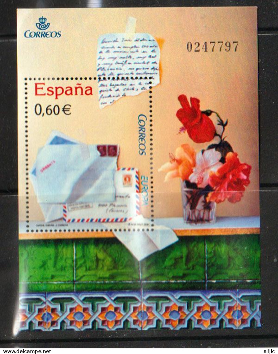 ESPAÑA 2008 EUROPA CEPT . Bloc-feuillet Neuf ** Distribution De Courrier - 2008