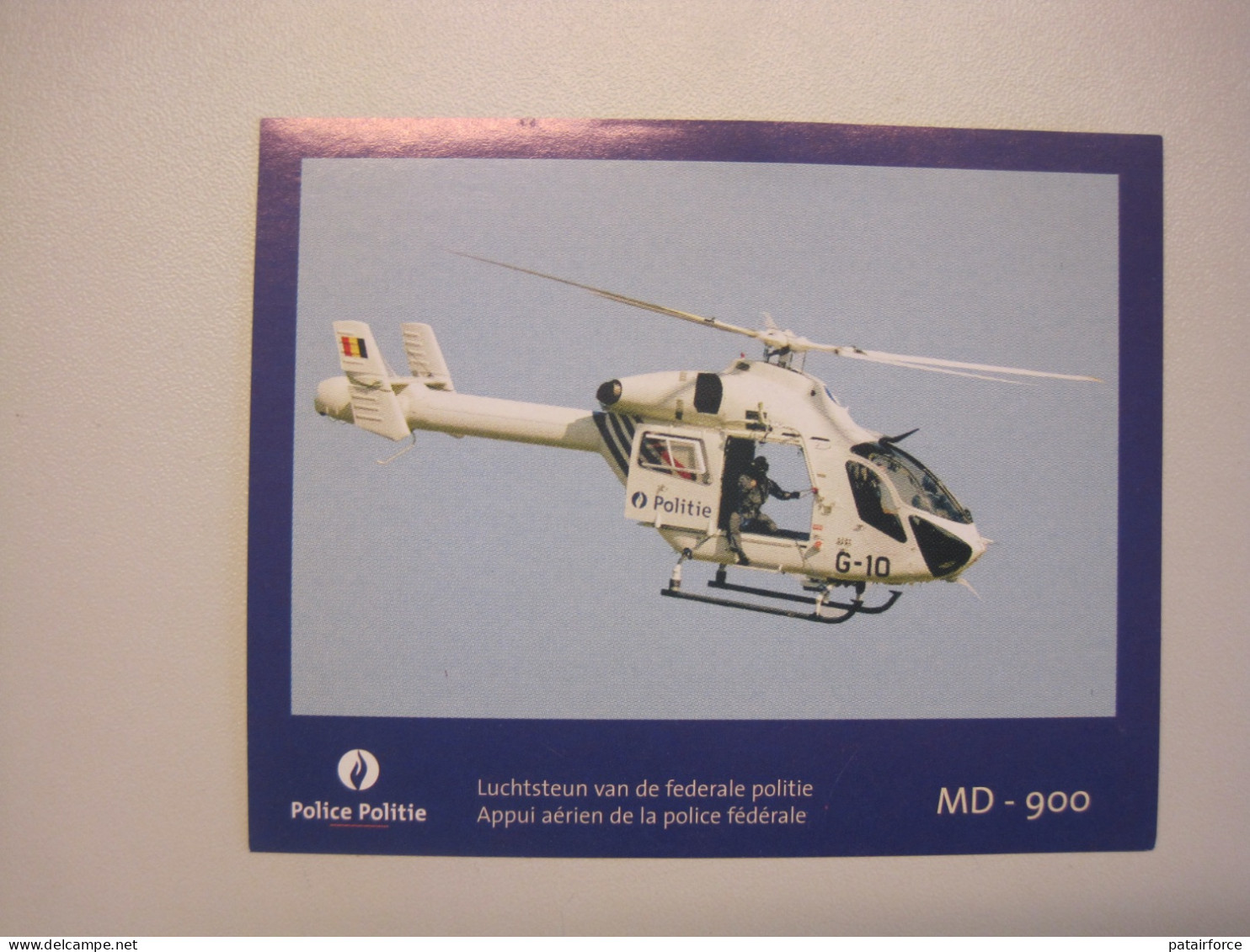 Sticker Helikopter Politie - Police MD900 Helico - Polizei