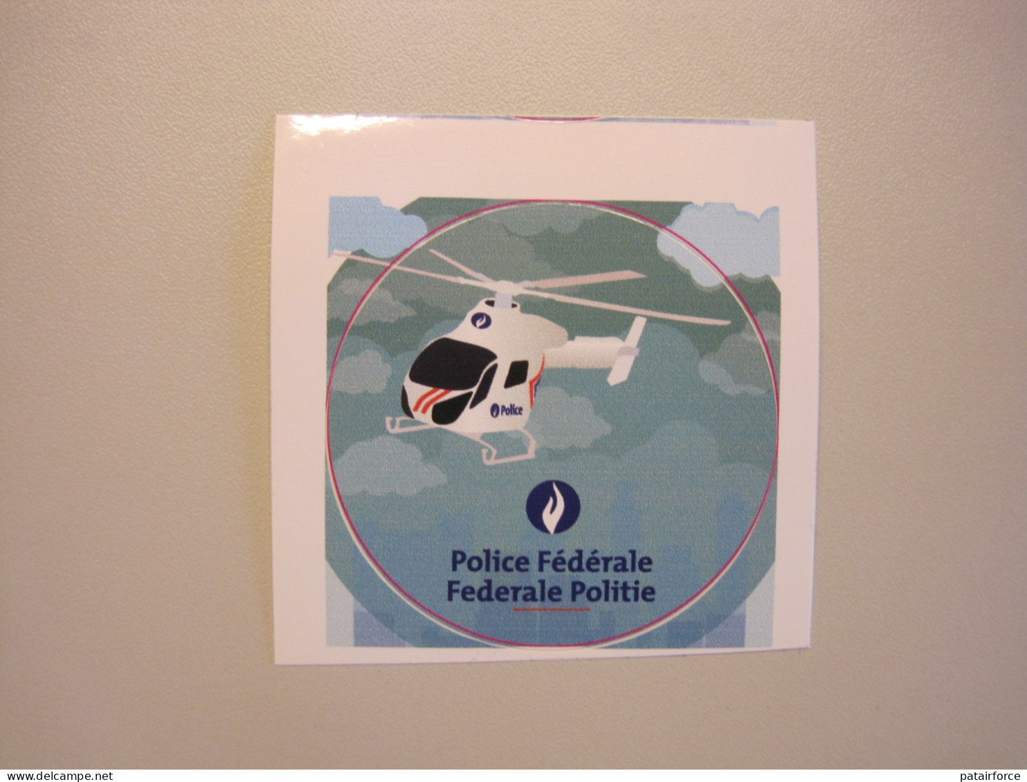 Sticker Helikopter Politie - Police Helicopter - Policia