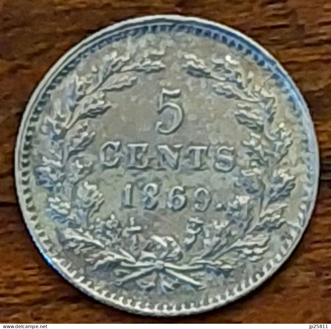 Netherlands - 5 Cent 1869 Willem III Zilver - 1849-1890 : Willem III