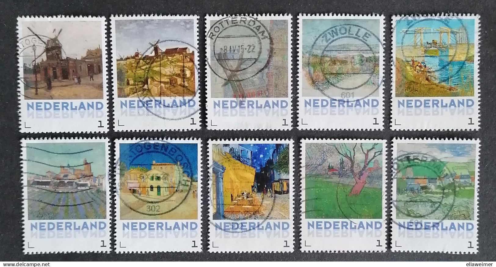 Nederland/Netherlands - Nr. 3012 F-1 Serie Vincent Van Gogh 2015 (gestempeld/used) - Oblitérés