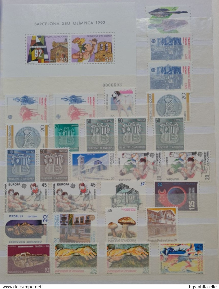 Lot De Timbres D'andorre Espagnol Neufs **(sans Charnières). - Collections (sans Albums)