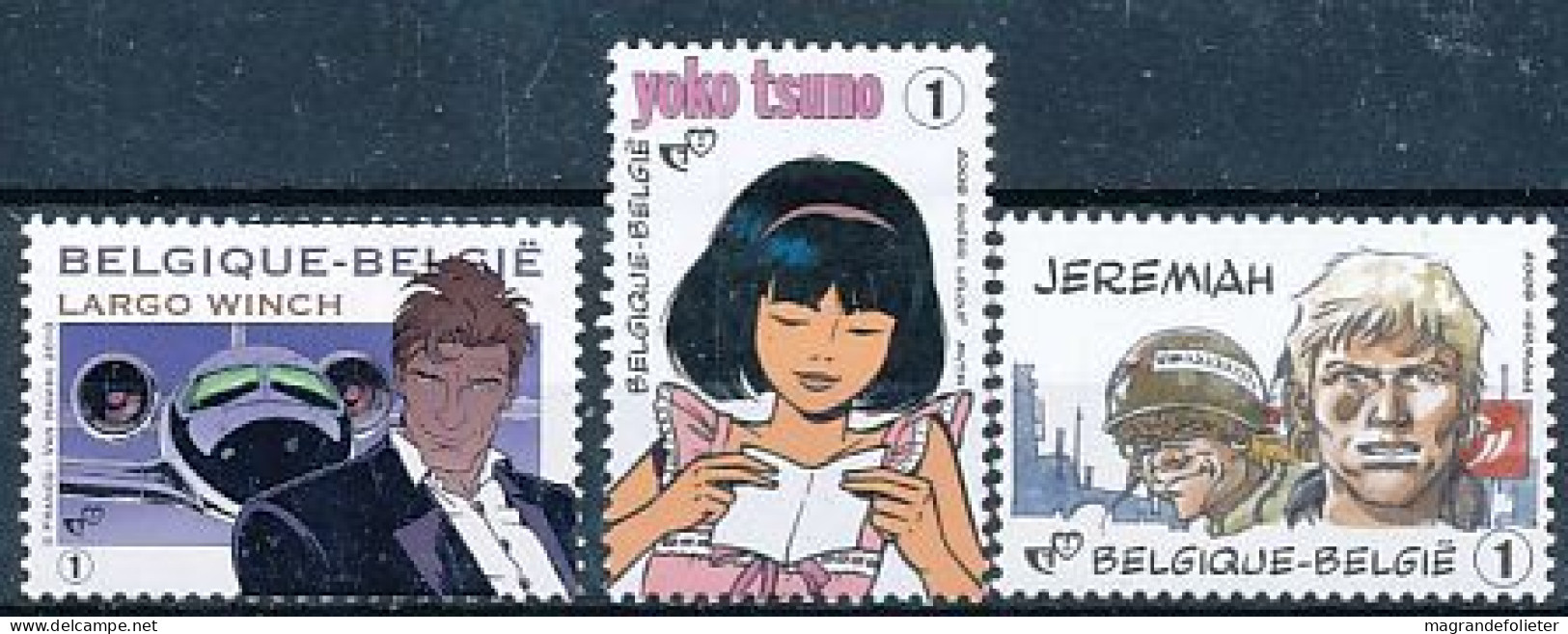 TIMBRE  ZEGEL STAMP  BELGIQUE BANDE DESSINEE XX - Timbres Télégraphes [TG]