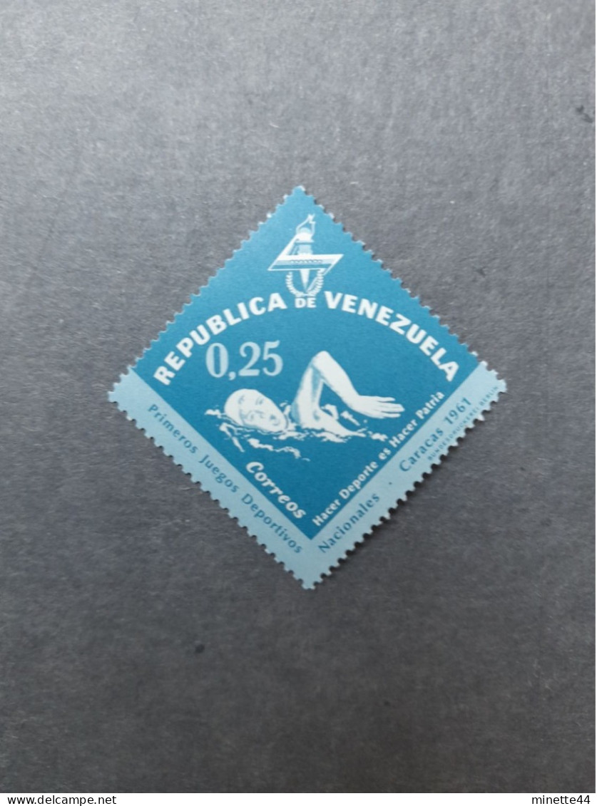 VENEZUELA  MNH** 1961 JEUX GAMES NATATION SWIMMING - Schwimmen