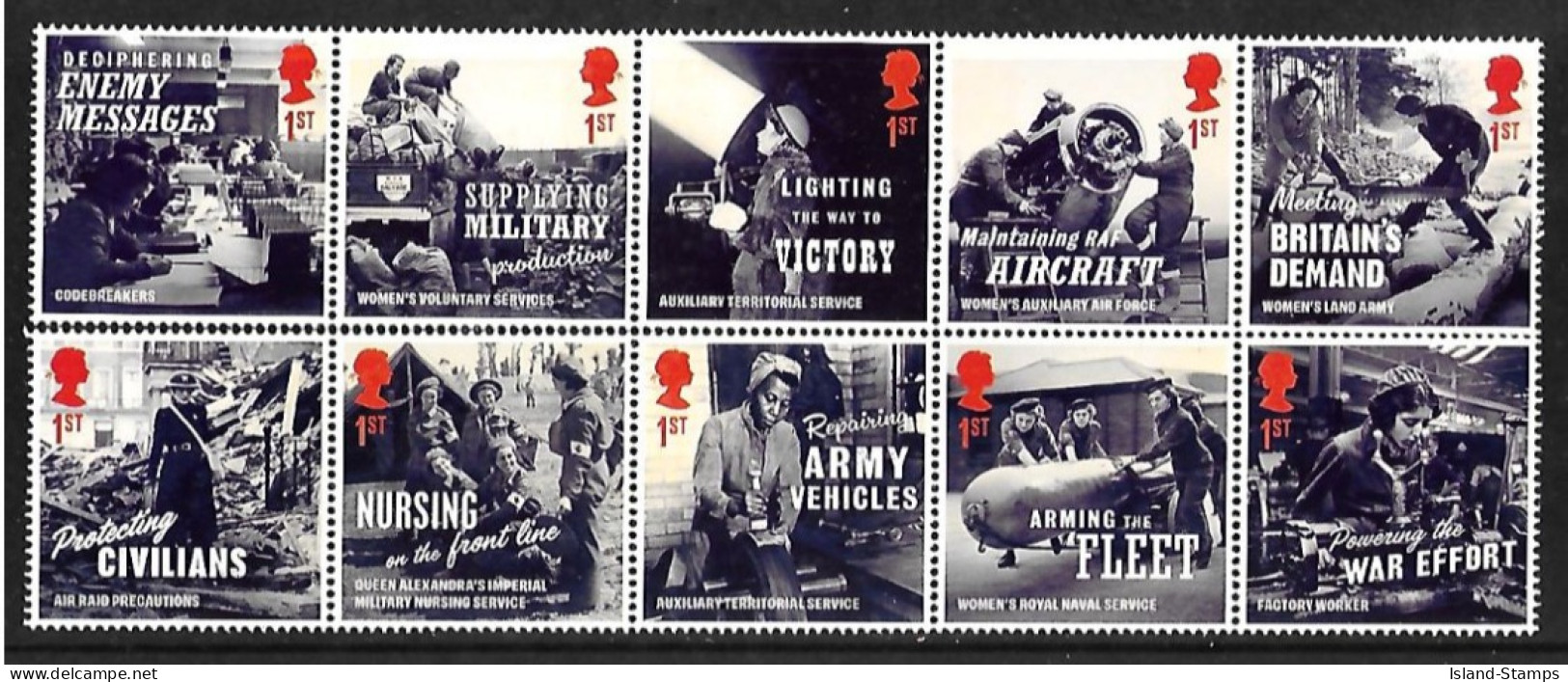 2022 Unsung Heroes - Women Of WWII MNH HRD2-A - Ungebraucht