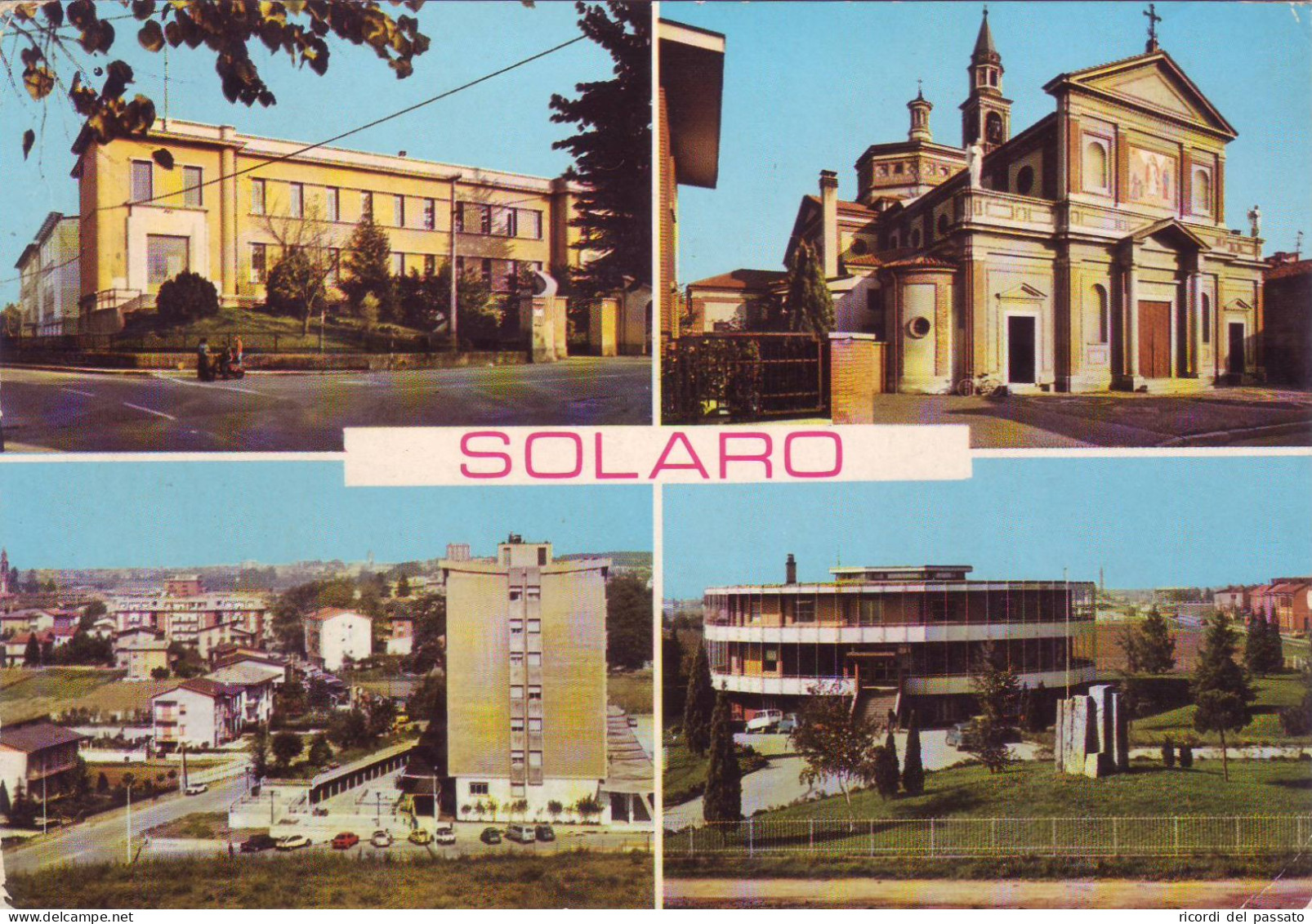 Cartolina Solaro ( Milano ) - Vedutine - Legnano
