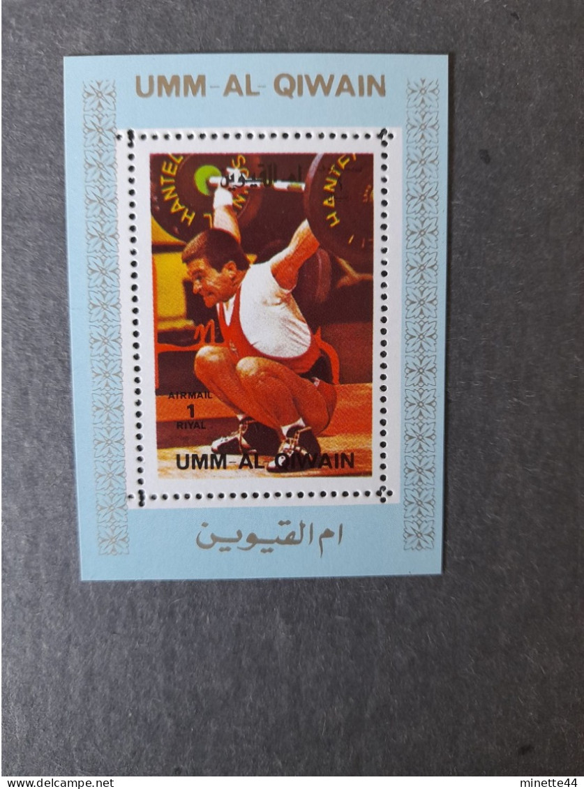 UMM AL QIWAIN 1972 MNH** HALTEROPHILIE WEIGHT LIFTING - Haltérophilie