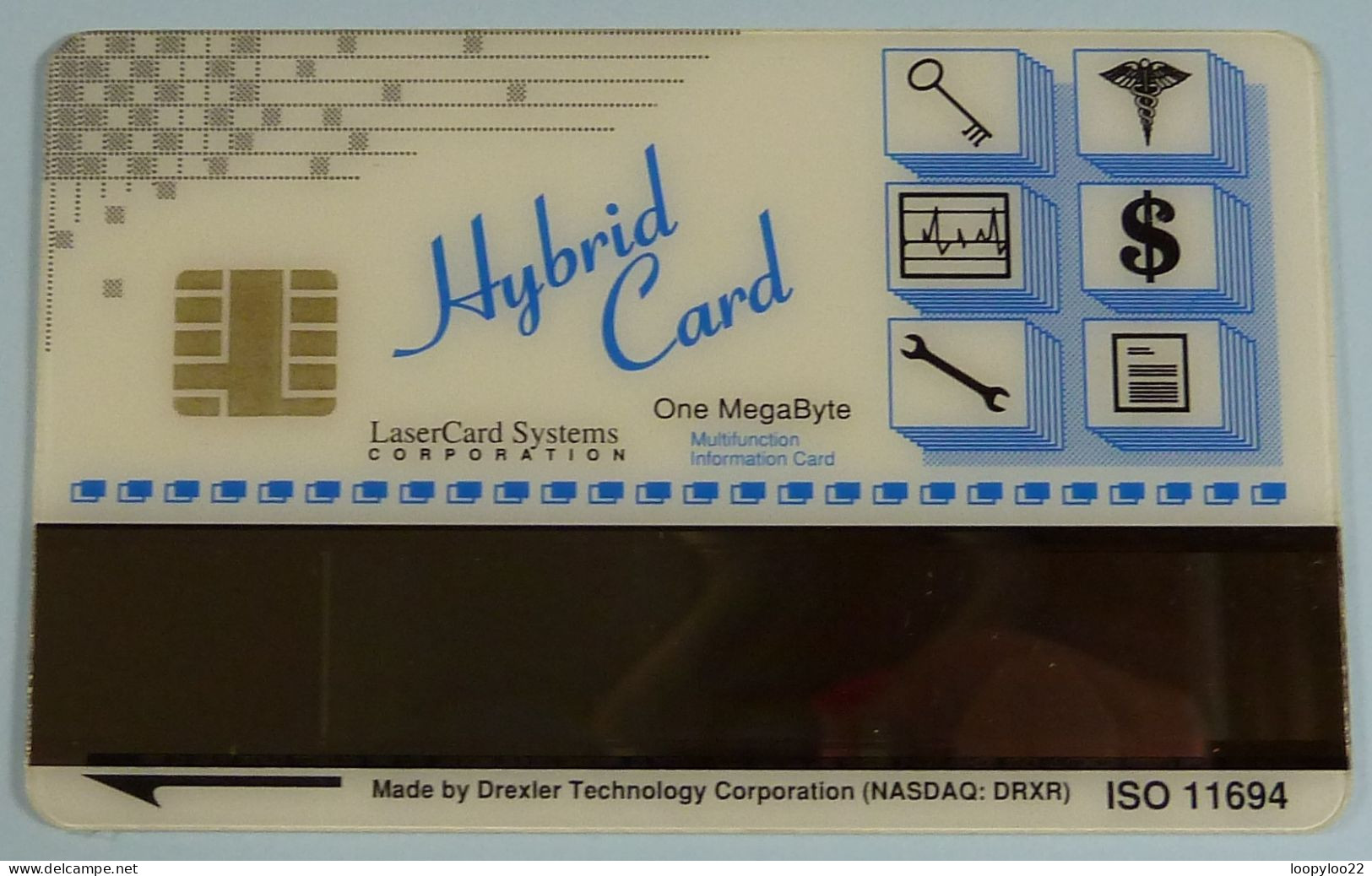 USA - Switzerland - France - Optical - Lasercard - Hybrid Card - ISO 11694 - With Control - Mint - Altri & Non Classificati