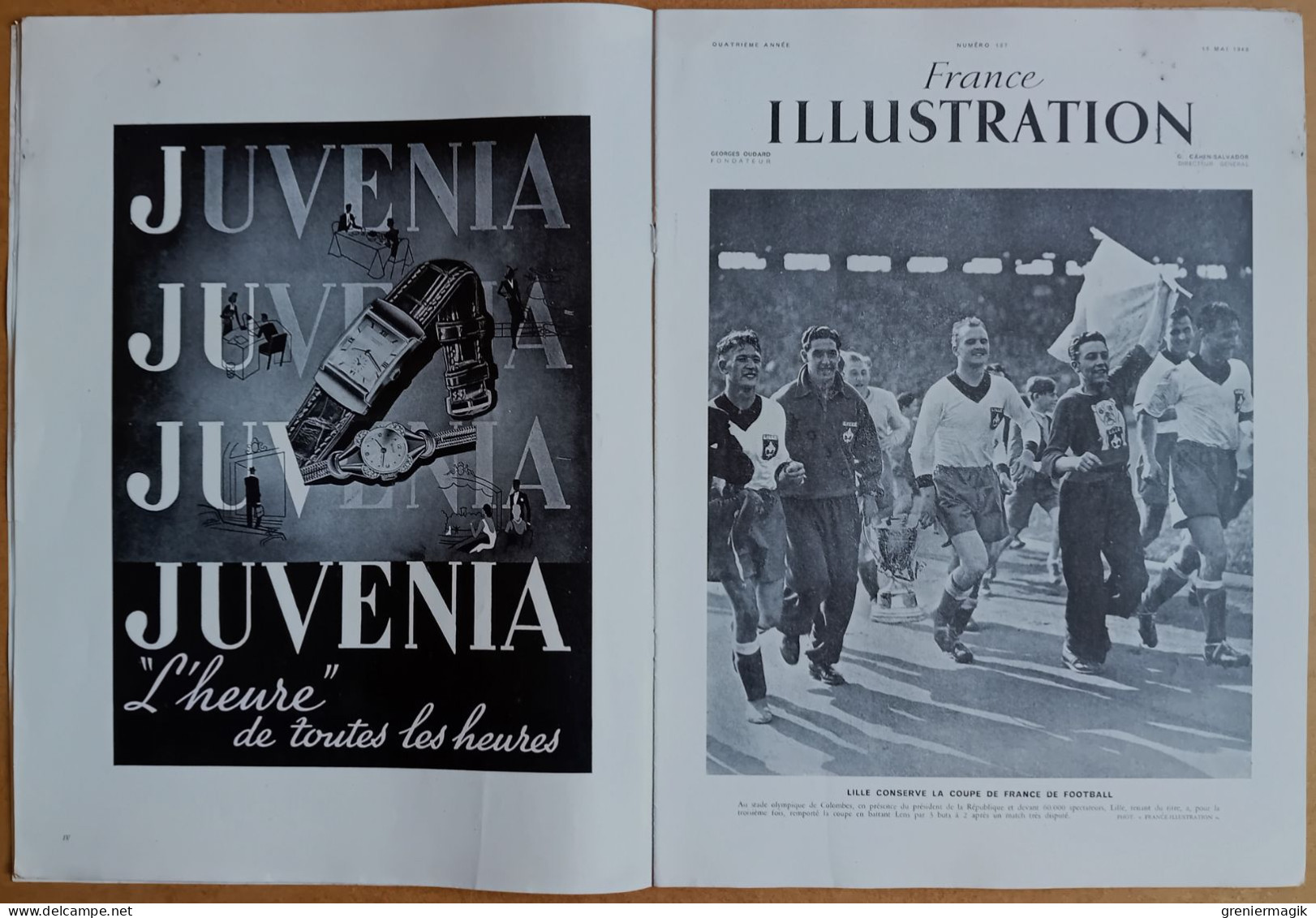 France Illustration N°137 15/05/1948 Lille Coupe De France De Football/Anniversaire M.R.P./Lyautey/Dunkerque/Ulm 1805... - Informations Générales