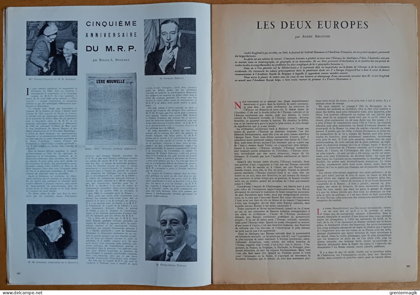 France Illustration N°137 15/05/1948 Lille Coupe De France De Football/Anniversaire M.R.P./Lyautey/Dunkerque/Ulm 1805... - Informations Générales