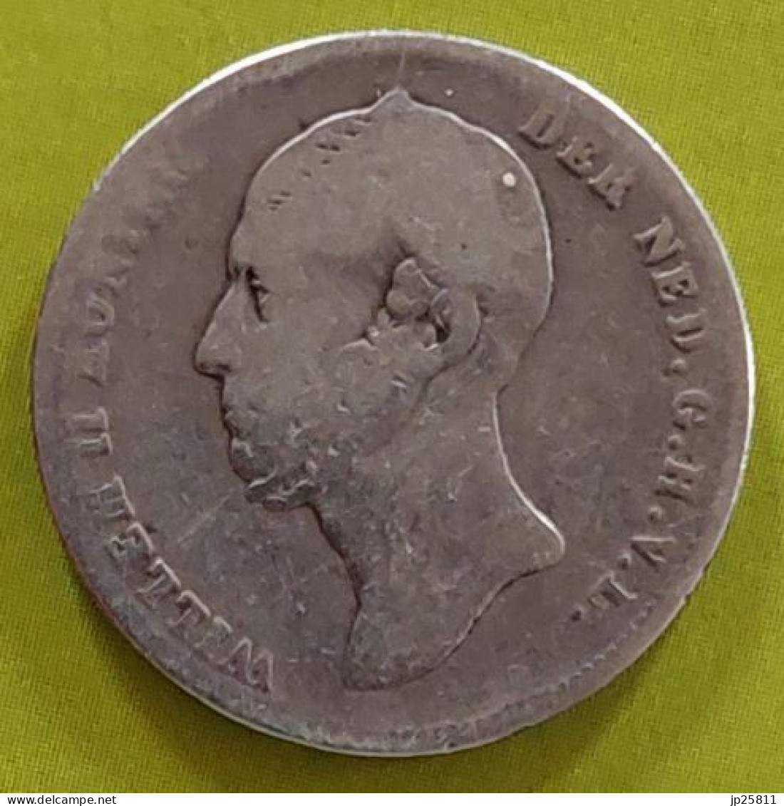 Netherlands - 1/2 Gulden 1848 Willem II Zilver - 1840-1849 : Willem II
