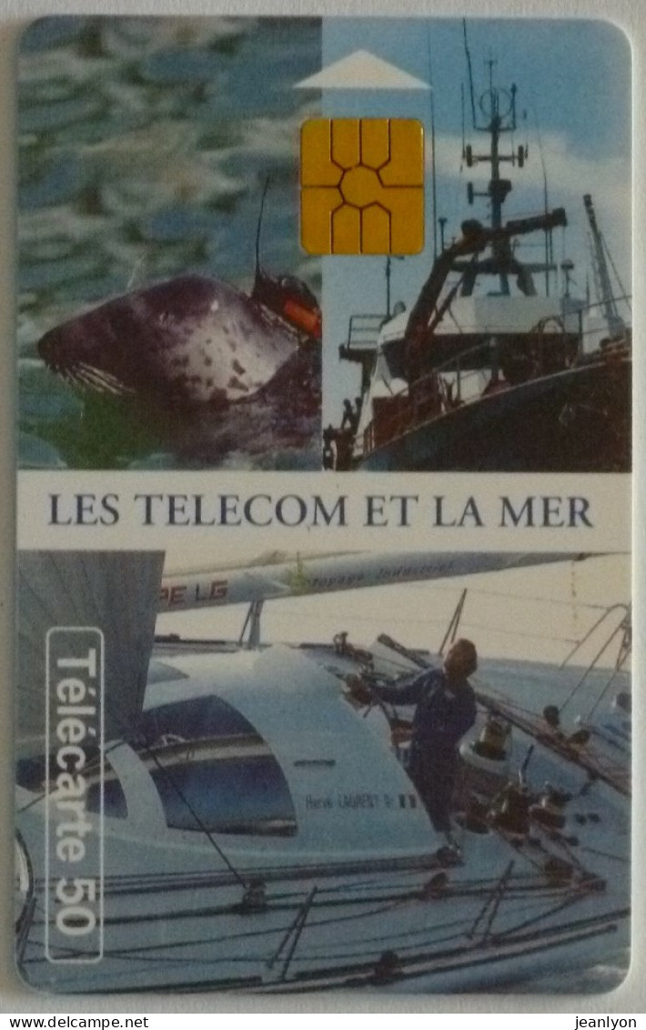 BATEAU / ANIMAL MARIN - Les Télécoms Et La Mer / Musée Pleumeur Bodou - Océanopolis- XVII - Télécarte 50 - Barcos