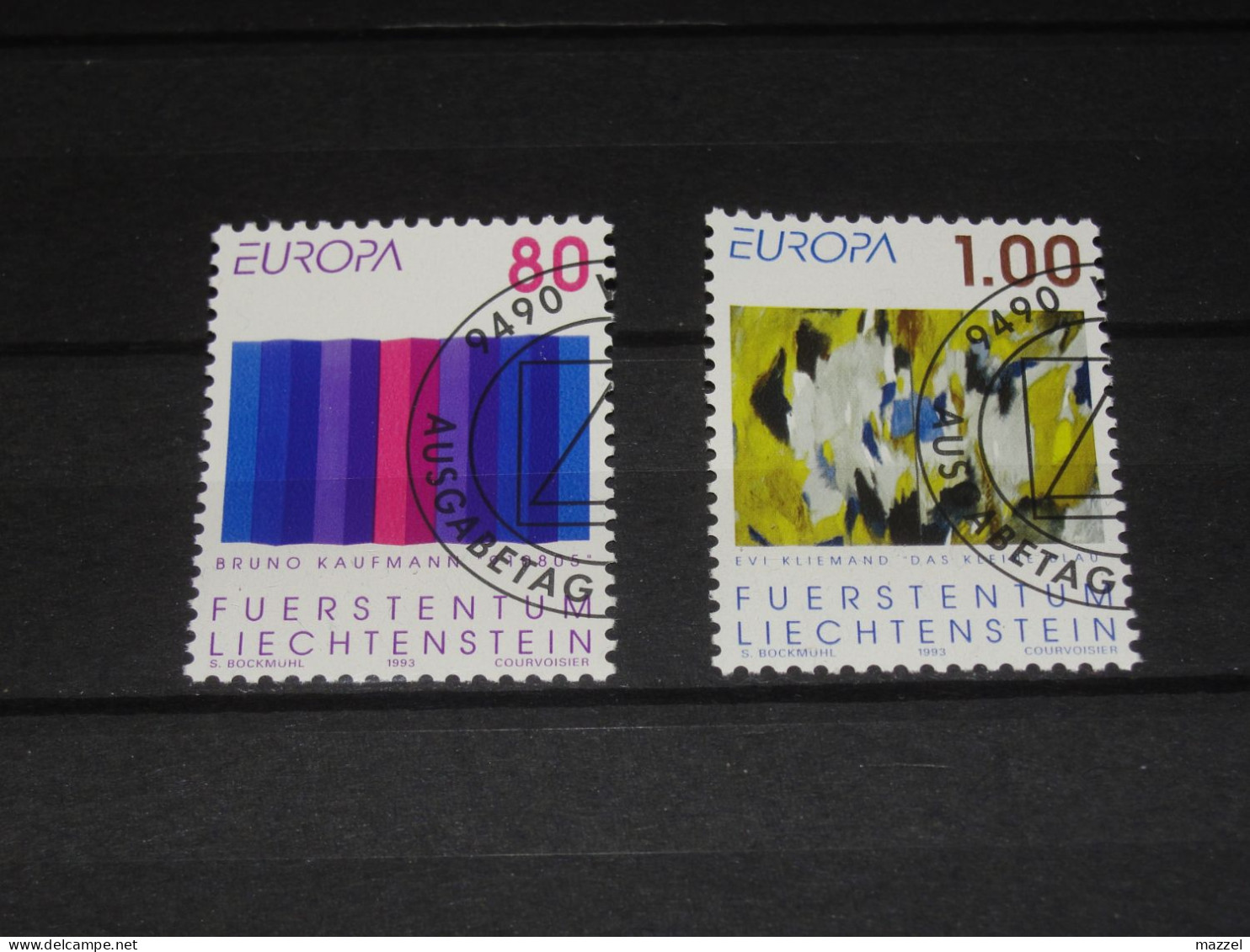 LIECHTENSTEIN   SERIE  1054-1055  GEBRUIKT (USED) - Used Stamps