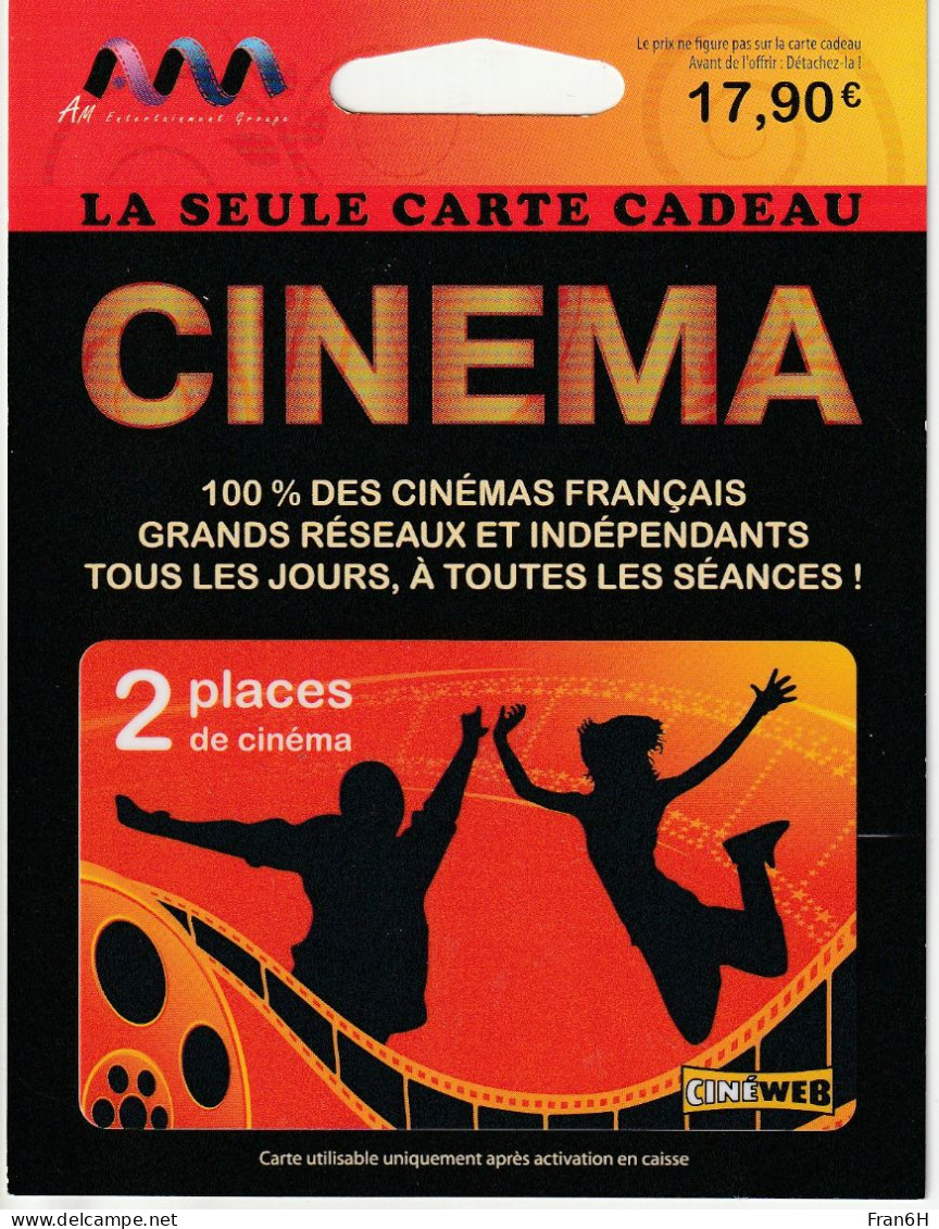 CINÉCARTE  - Neuve Sur Encart - Entradas De Cine