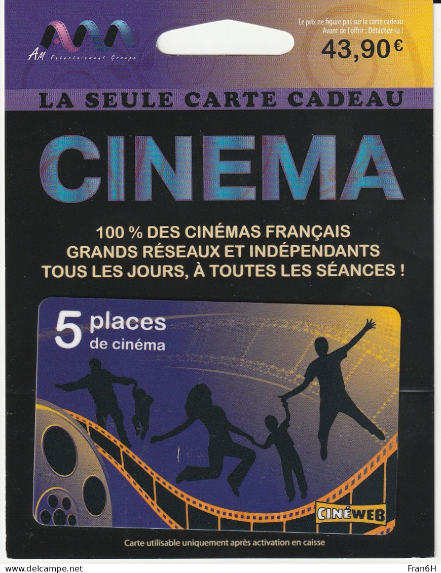 CINÉCARTE  - Neuve Sur Encart - Entradas De Cine