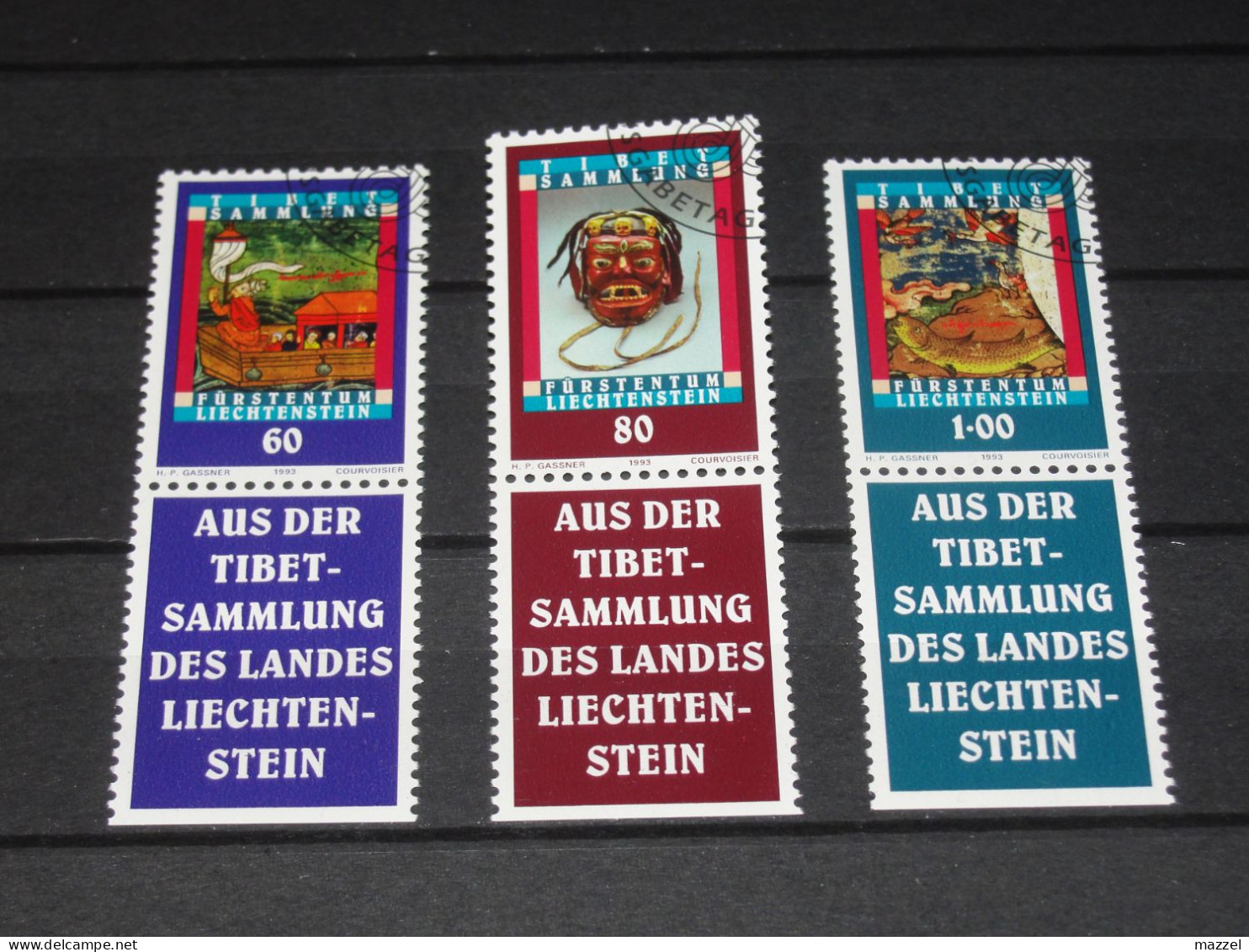 LIECHTENSTEIN   SERIE  1061-1063   GEBRUIKT (USED) - Used Stamps