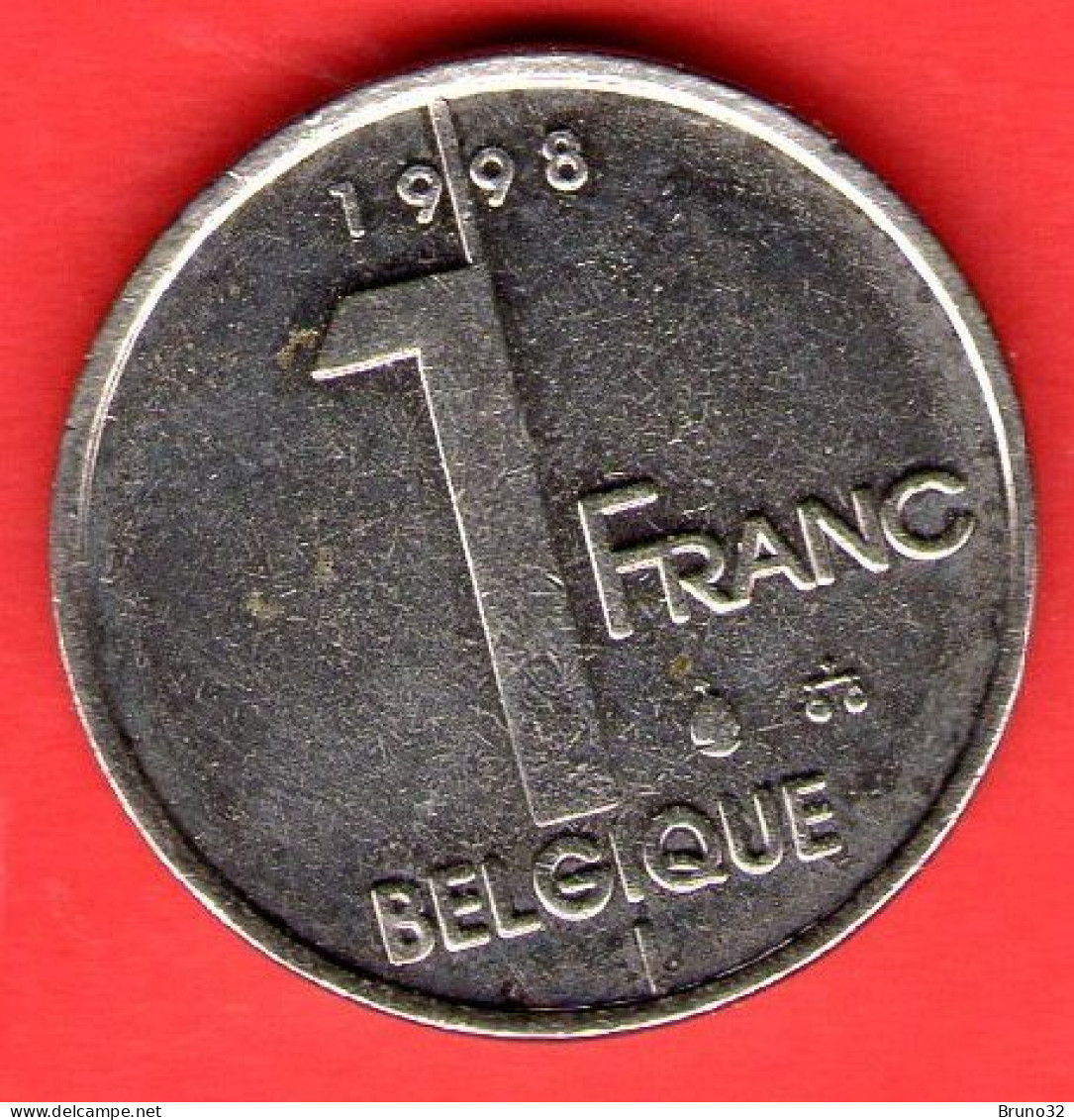 Belgio - Belgium - Belgique - Belgie - 1998 - 1 Franco - QFDC/aUNC - Come Da Foto - 1 Franc