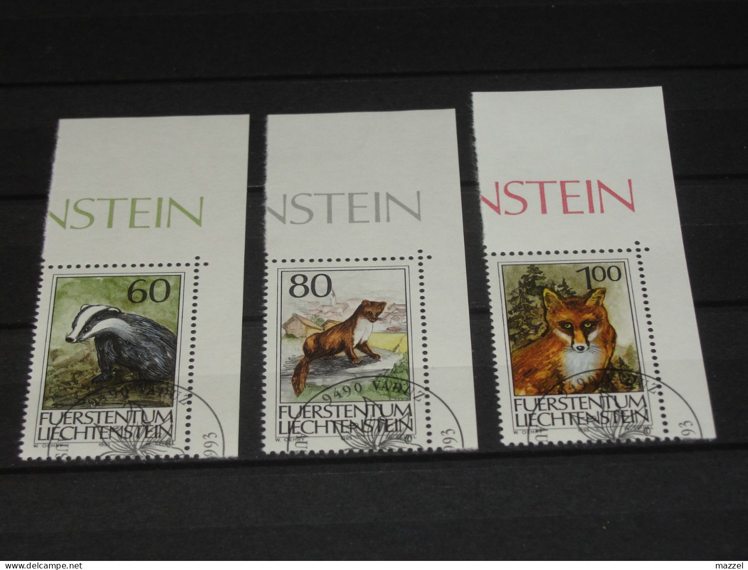 LIECHTENSTEIN   SERIE  1066-1068   GEBRUIKT (USED) - Used Stamps