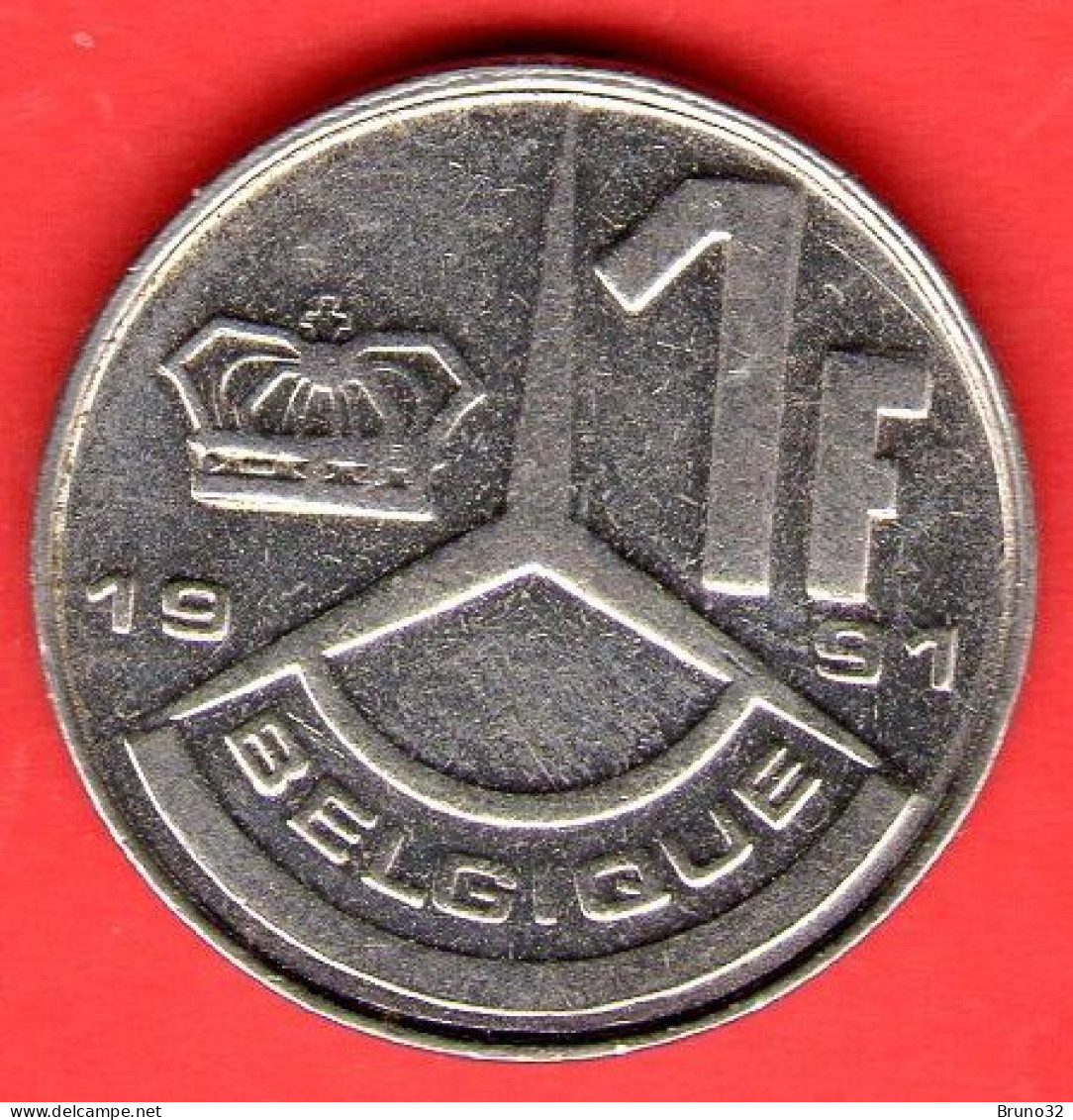 Belgio - Belgium - Belgique - Belgie - 1991 - 1 Franco - QFDC/aUNC - Come Da Foto - 1 Franc