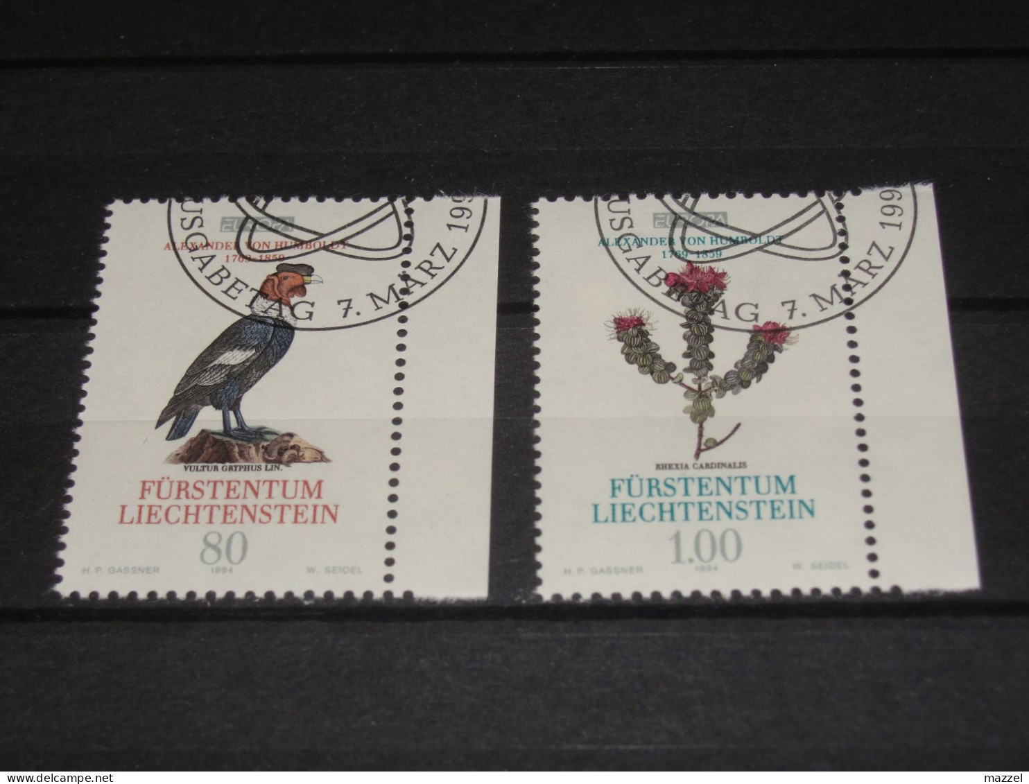 LIECHTENSTEIN   SERIE  1079-1080   GEBRUIKT (USED) - Used Stamps