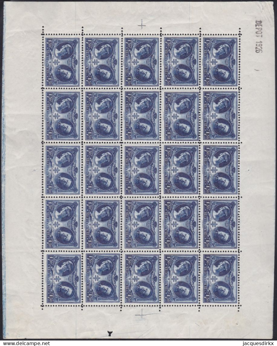 Belgie  .   OBP    .    F 243    .   ** (2 Zegels: *)     .   Postfris    .   /   .    Neuf Avec Gomme Et SANS Charnière - 1924-1960